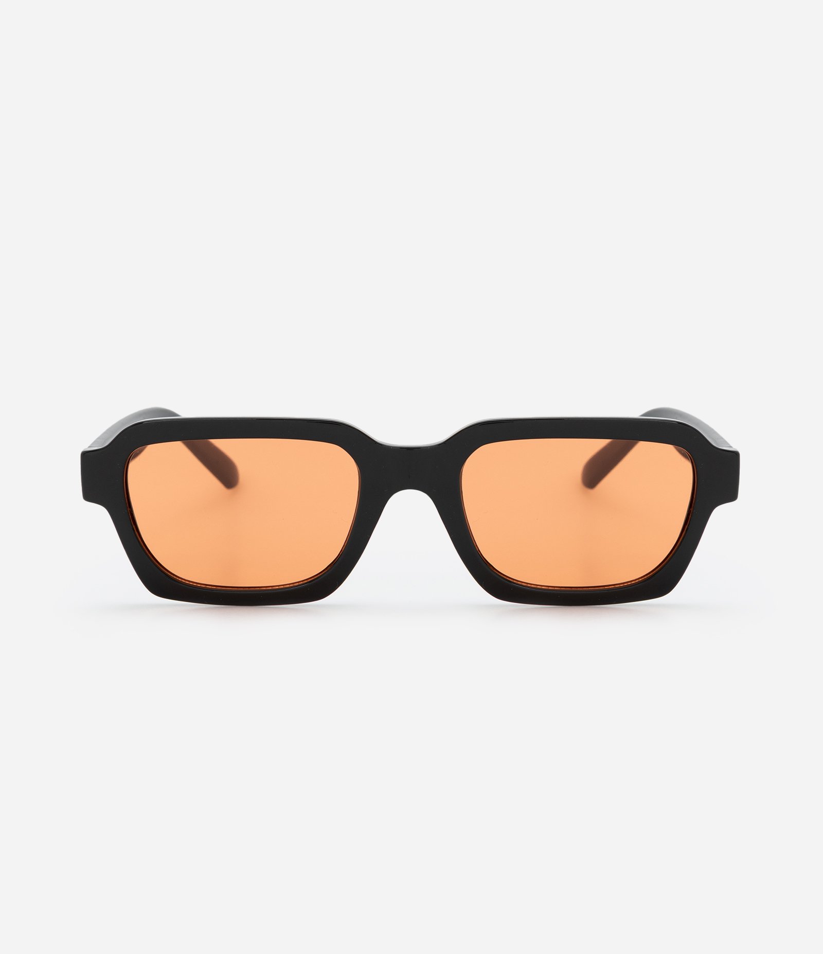 Óculos de Sol Quadrado com Lente Espelhado Preto 2