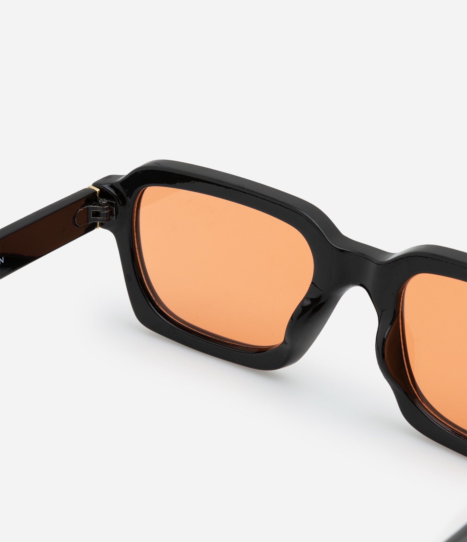 Óculos de Sol Quadrado com Lente Espelhado Preto 3