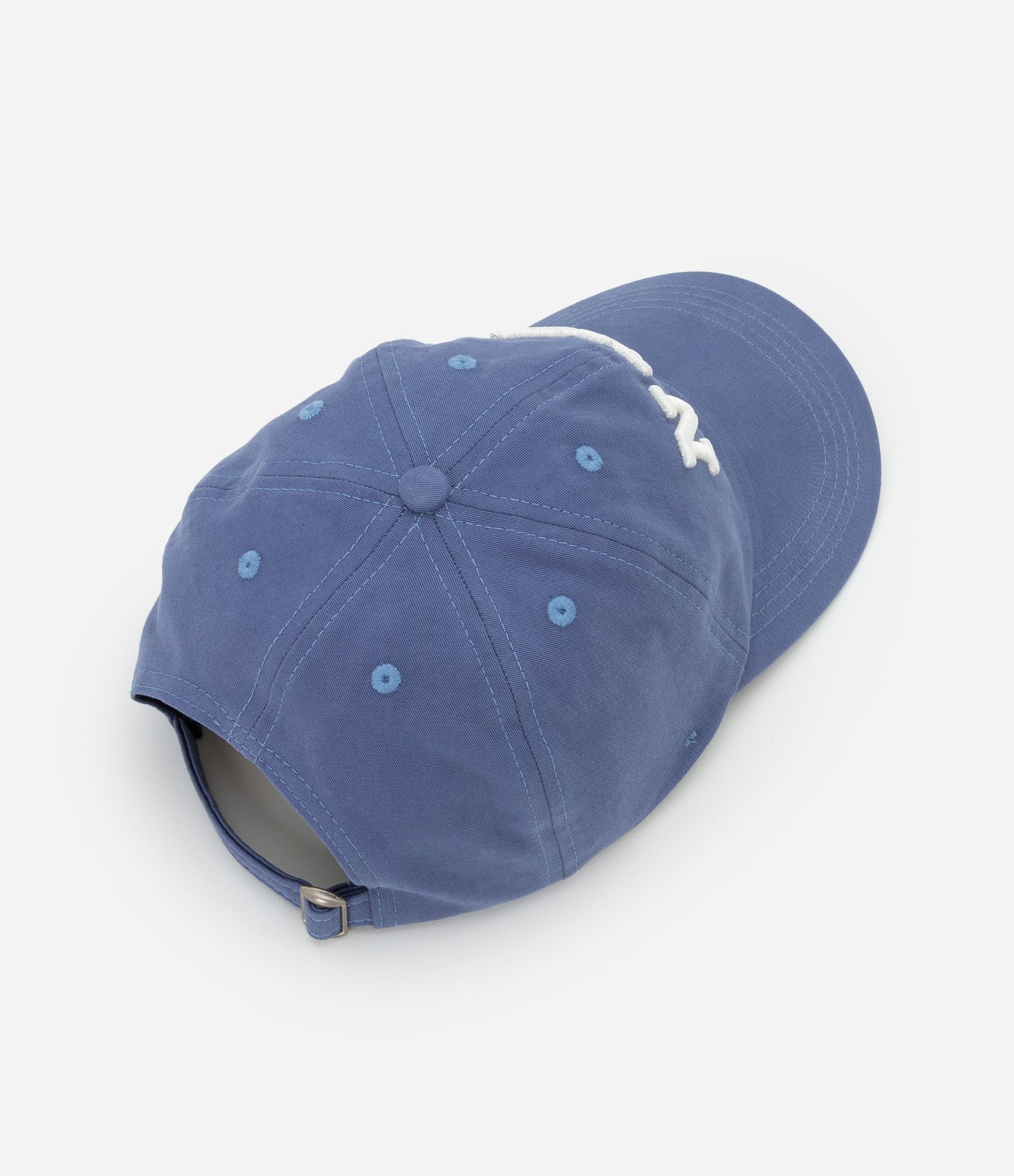 Boné em Sarja com Estampa Bordada NYC Azul 2