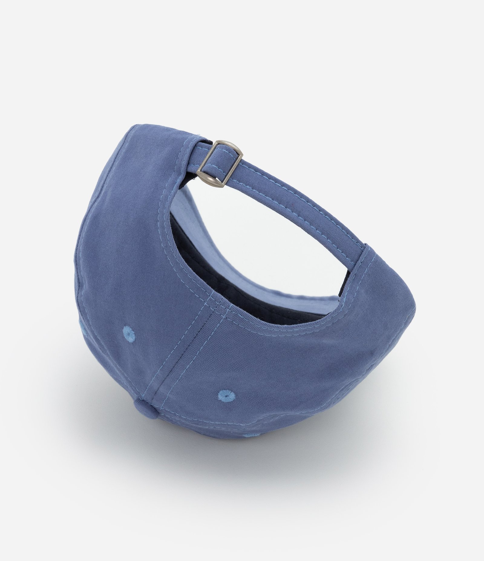 Boné em Sarja com Estampa Bordada NYC Azul 3