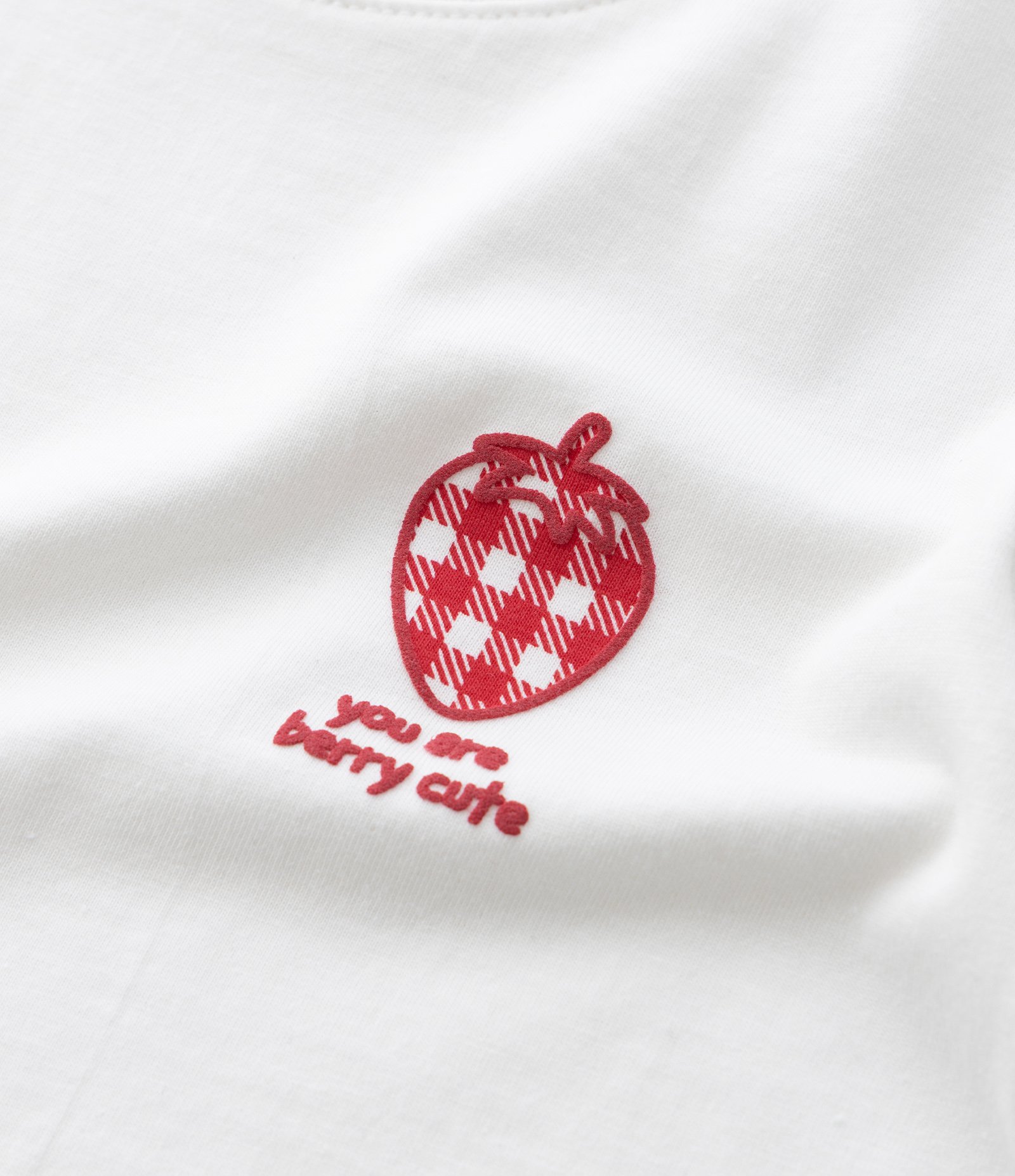 Conjunto Infantil com Babado e Estampa Xadrez - Tam 1 a 6 Anos Branco/Vermelho 9