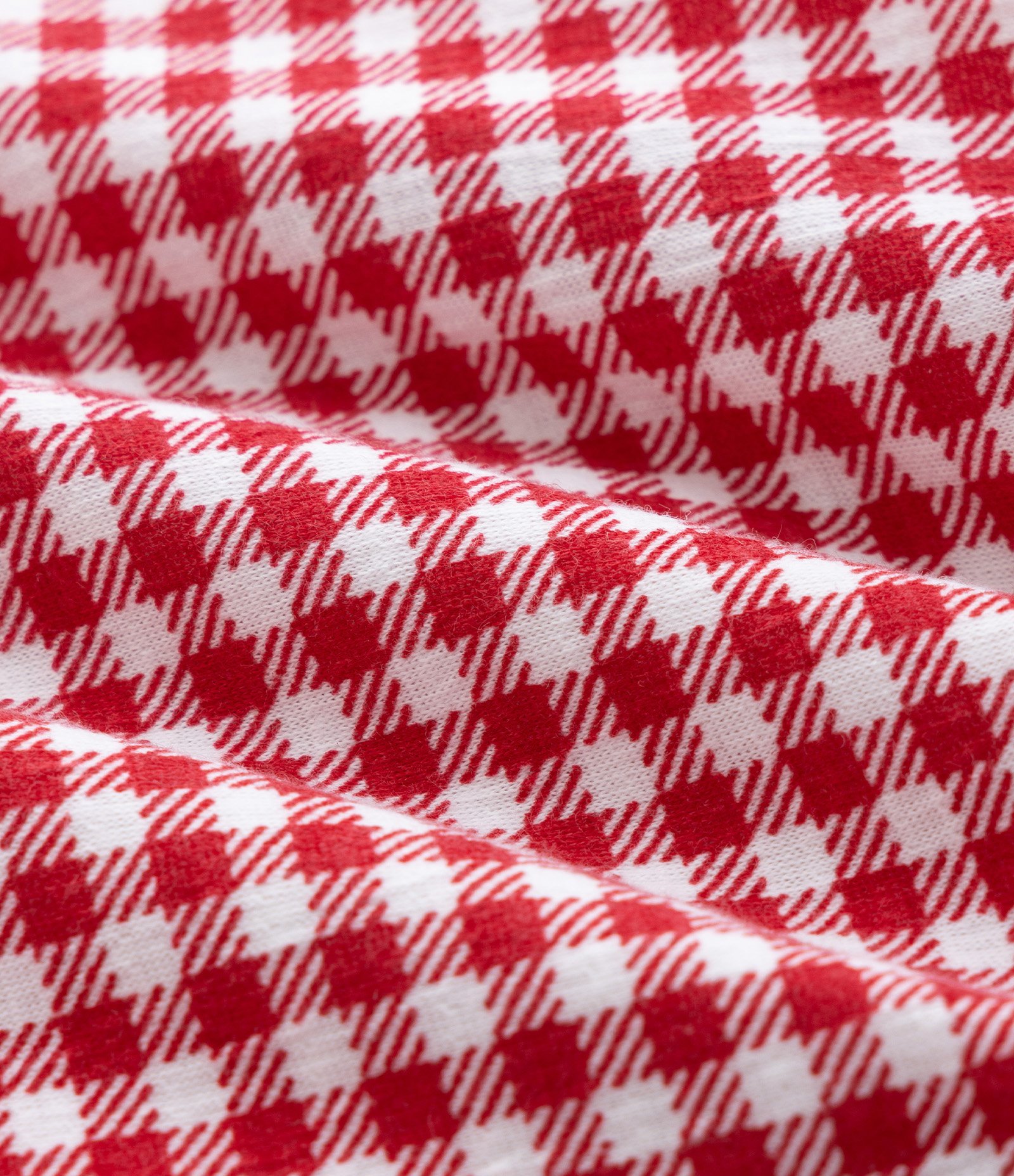 Conjunto Infantil com Babado e Estampa Xadrez - Tam 1 a 6 Anos Branco/Vermelho 10