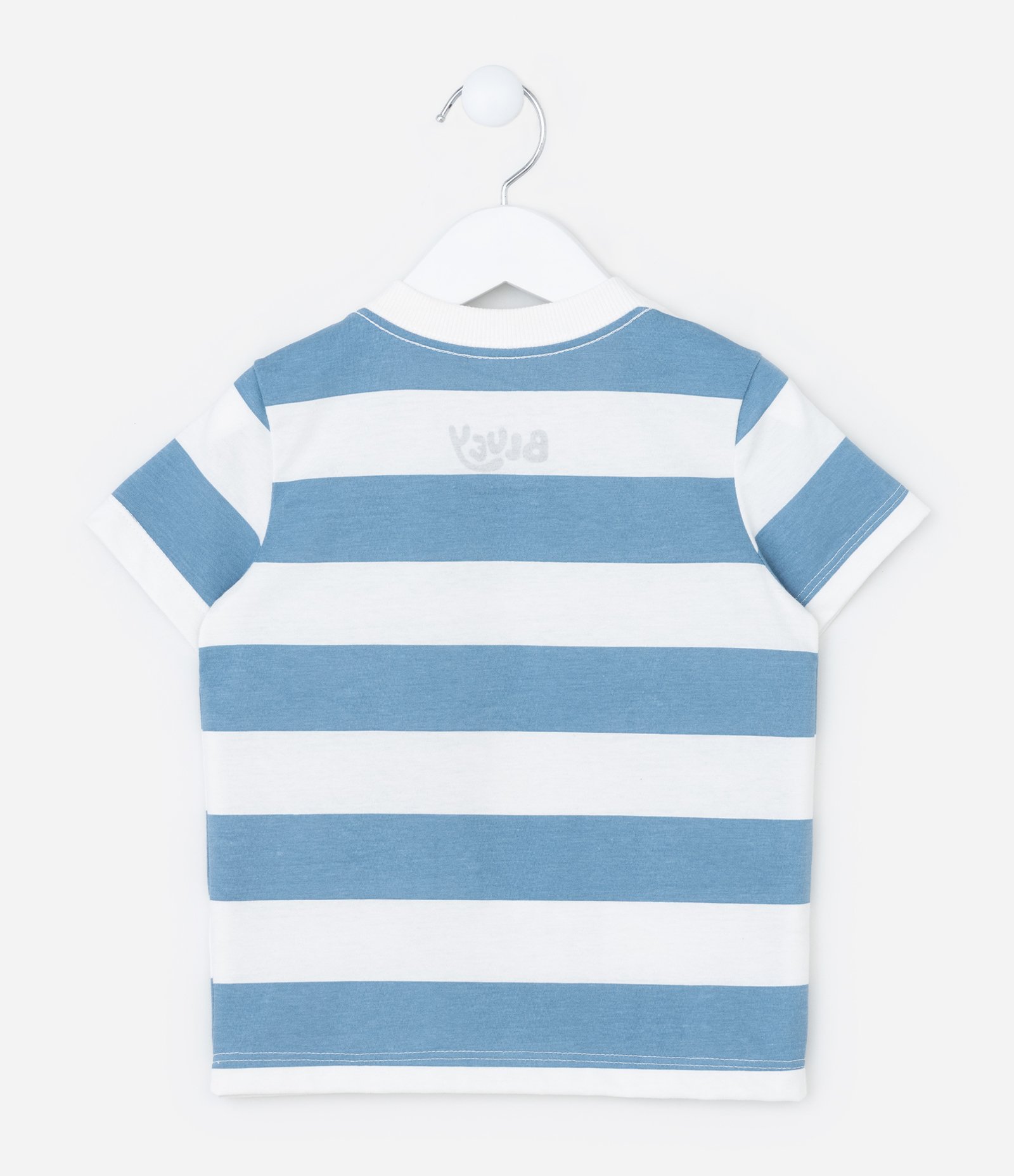 Camiseta Infantil com Estampa Bluey e Bingo - Tam 2 a 6 Anos Azul/Branco 2