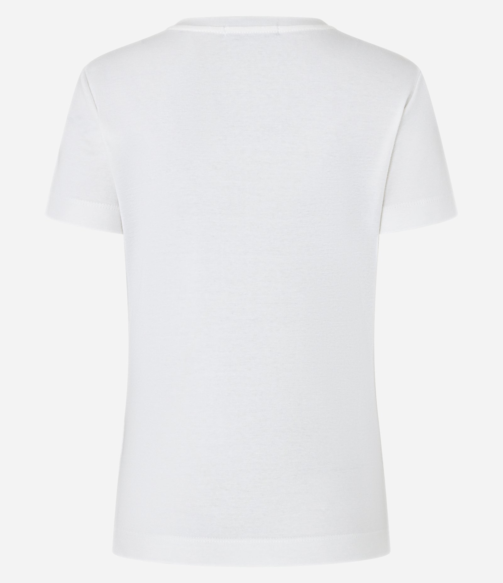 Blusa em Algodão com Fenda e Recorte Franzido na Barra Branco 6