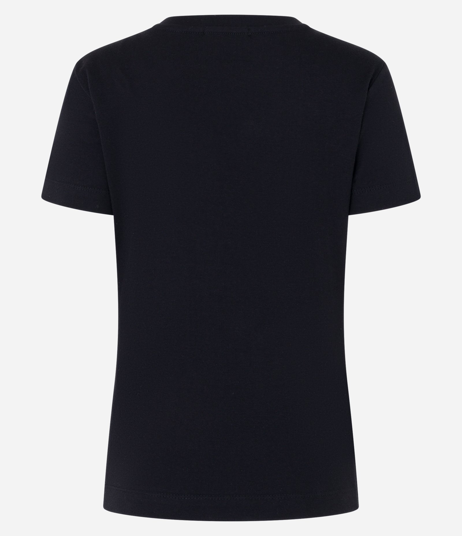 Blusa em Algodão com Fenda e Recorte Franzido na Barra Preto 6