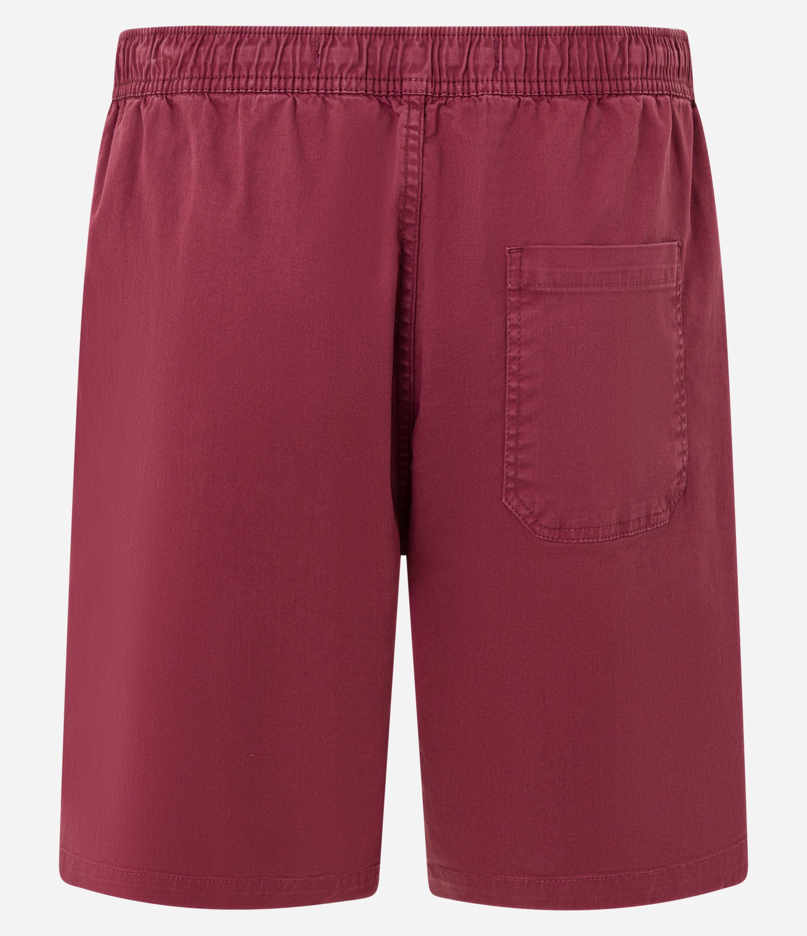 Bermuda Regular em Sarja Lavada com Amarração no Cós Telha 2