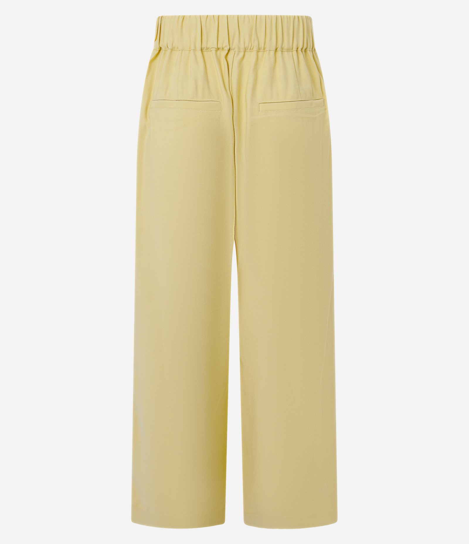 Calça Pantacourt com Amarração Frontal Amarelo 6