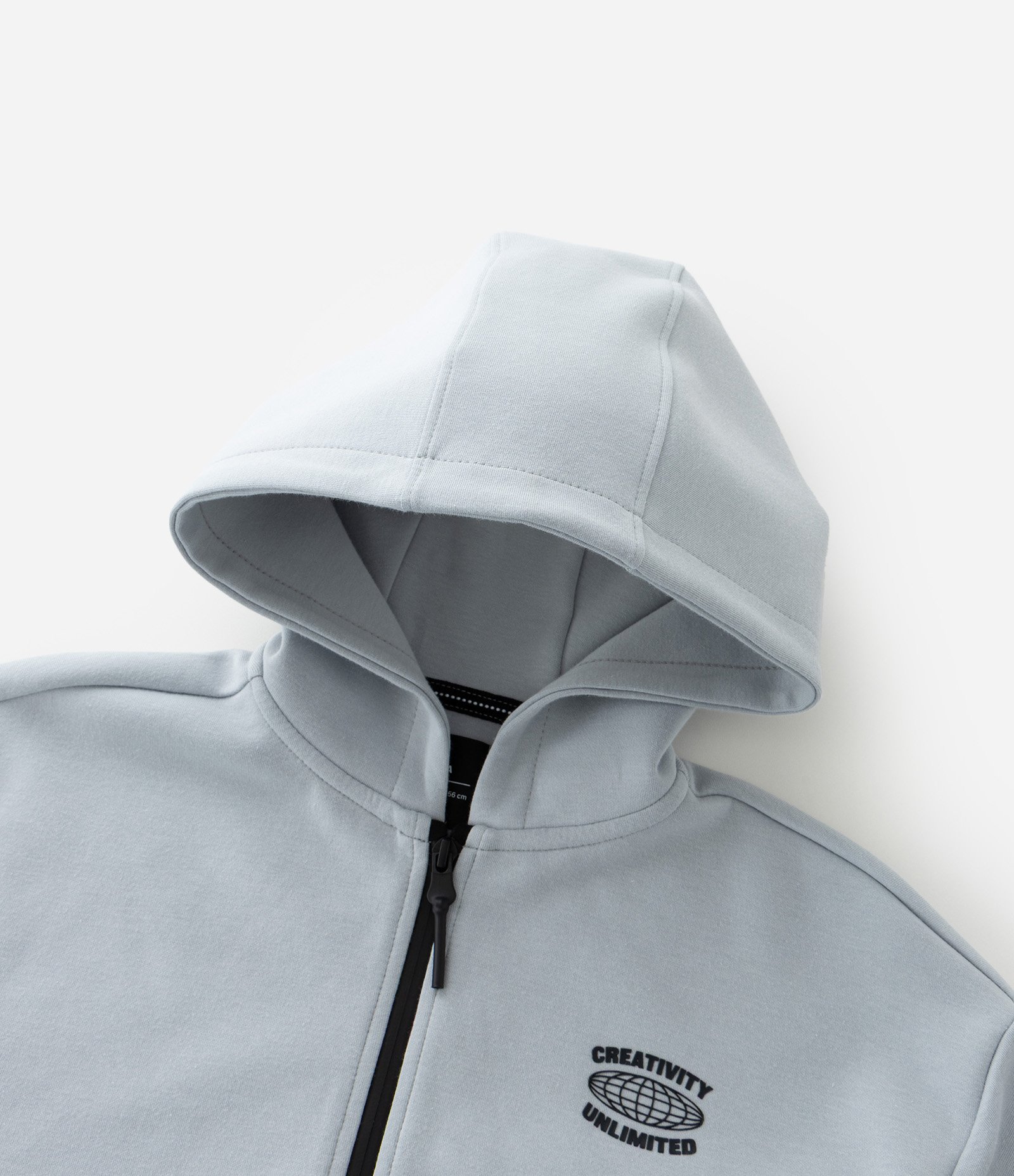 Jaqueta Infantil com Toque Suave e Bolsos - Tam 5 a 14 Anos Cinza 6