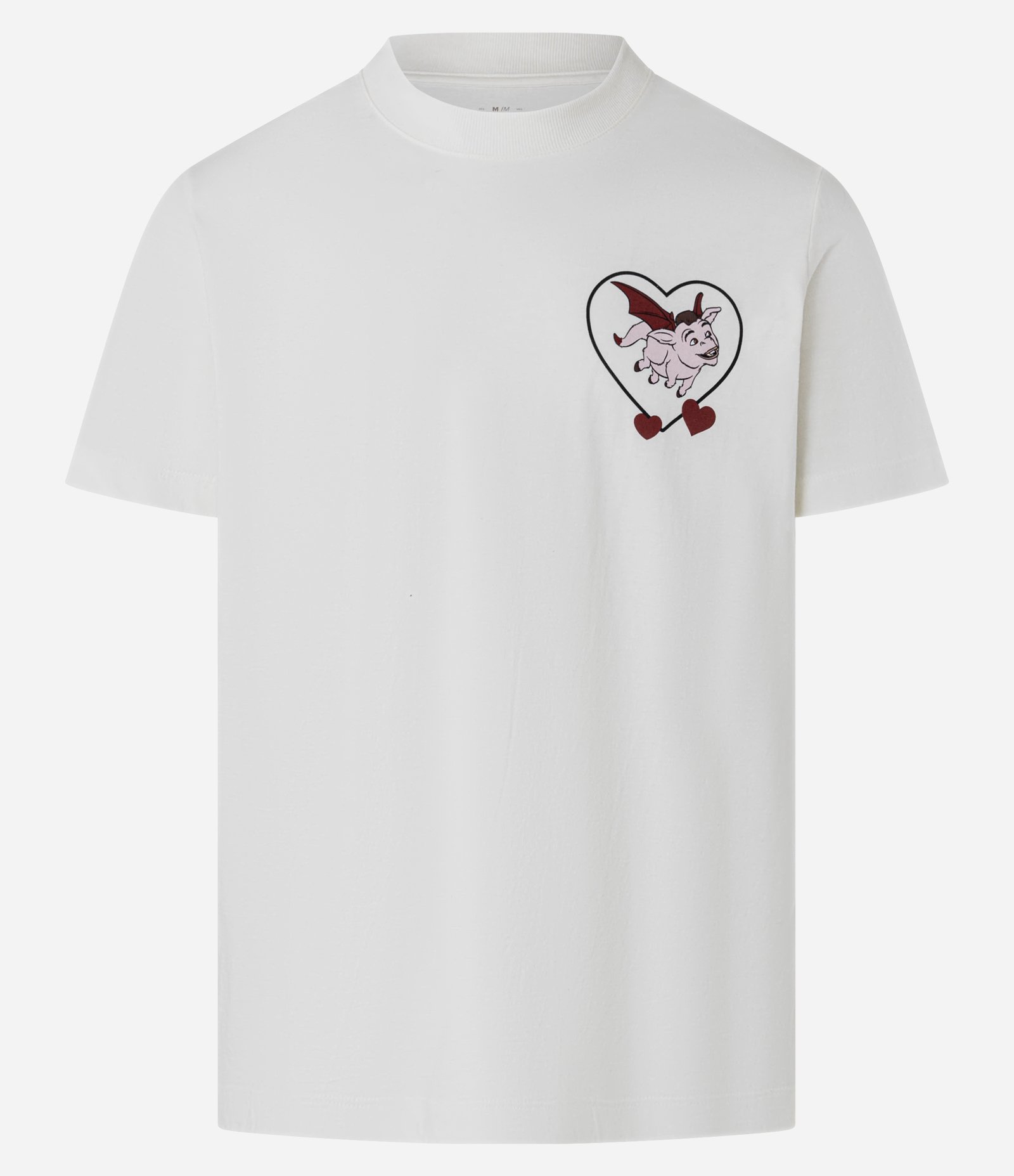 Camiseta Comfort em Algodão com Estampa Shrek e Lettering Love Is Love Branco 6