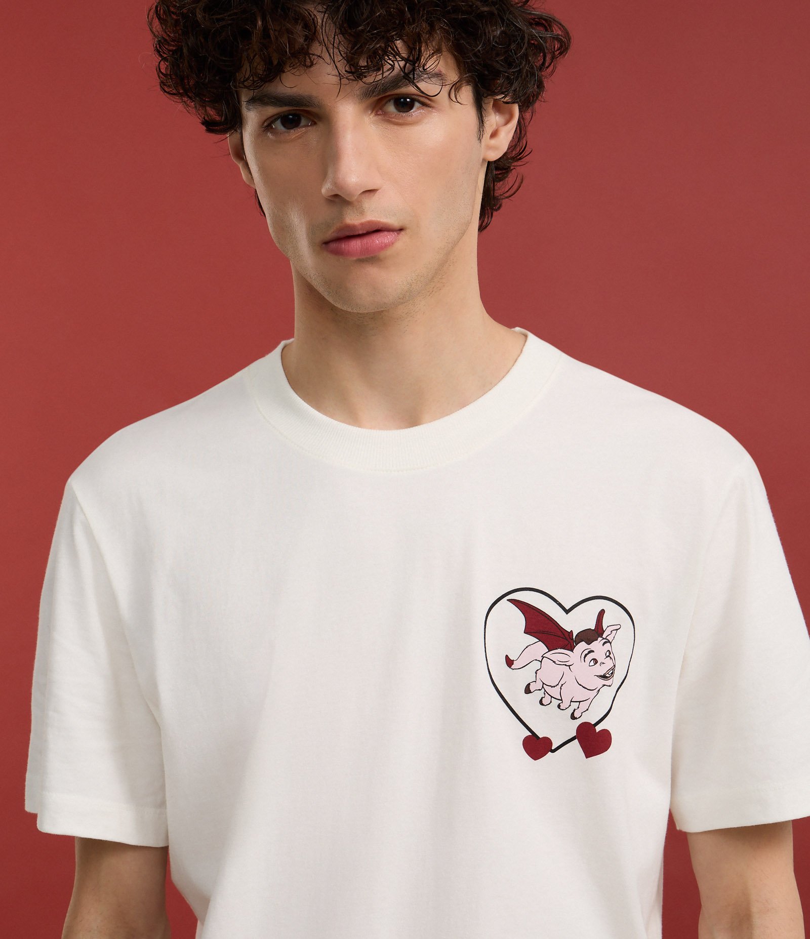 Camiseta Comfort em Algodão com Estampa Shrek e Lettering Love Is Love Branco 5