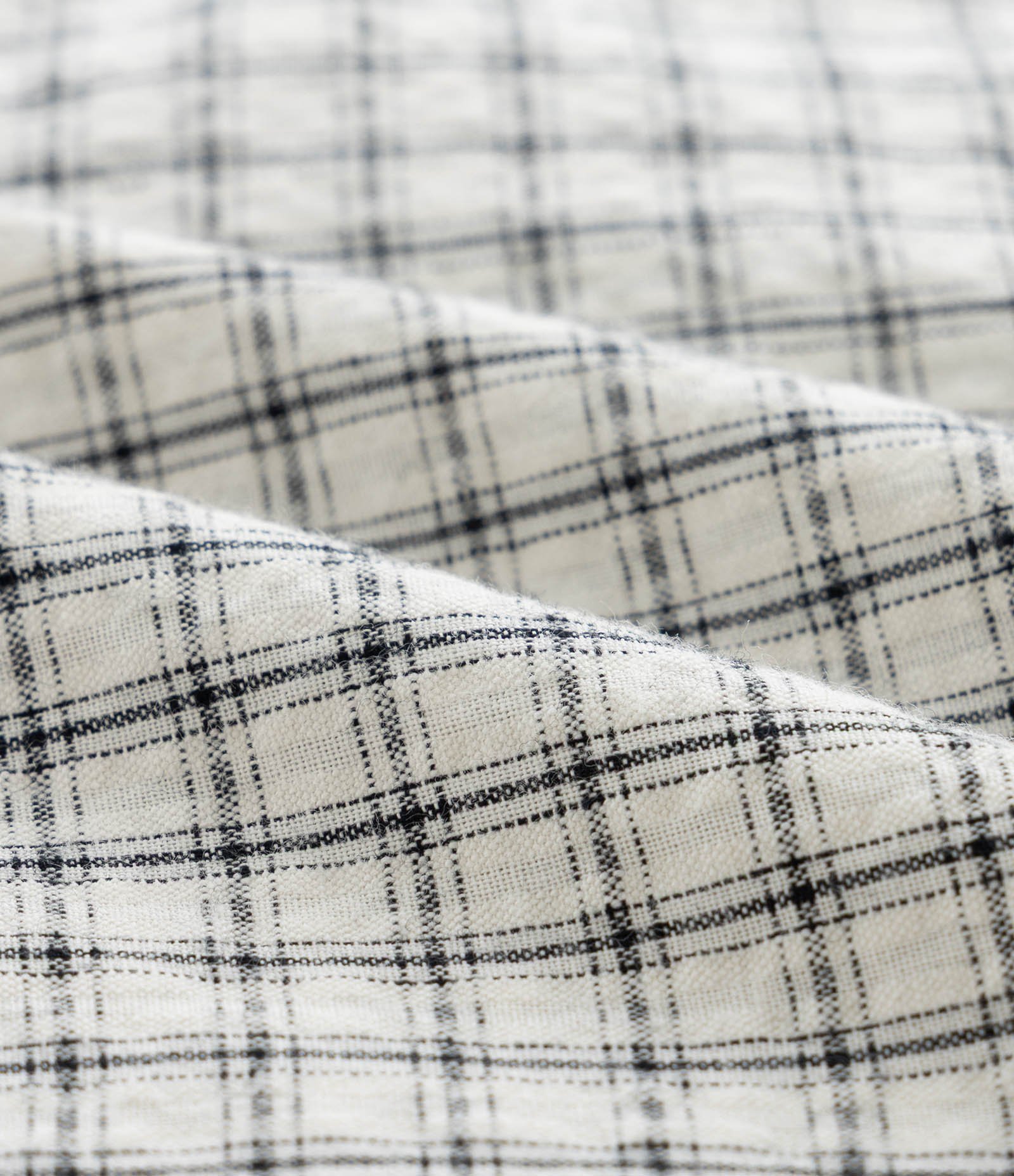 Camisa Infantil em Flanela com Estampa Xadrez e Lettering Bordado Baseball - Tam 5 a 14 Anos Branco/Preto 3