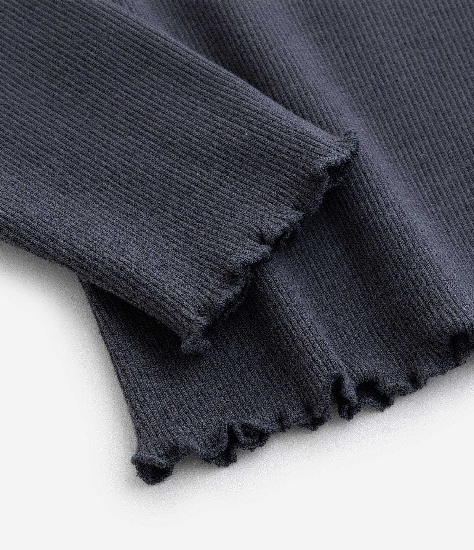 Blusa Infantil Canelada com Bordado de Tulipa - Tam 1 a 6 Anos Cinza 4