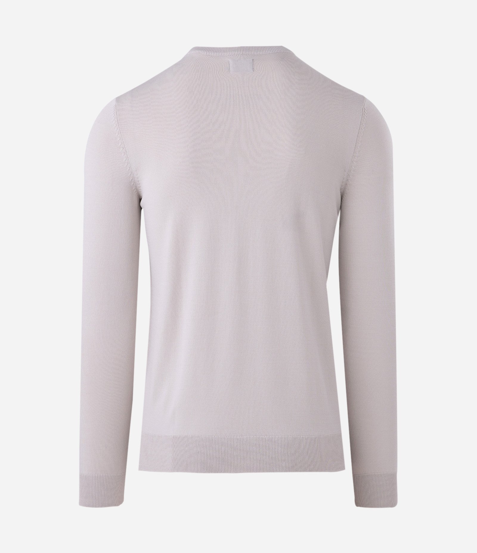 Suéter Regular em Viscose com Efeito Tricô Cinza 2