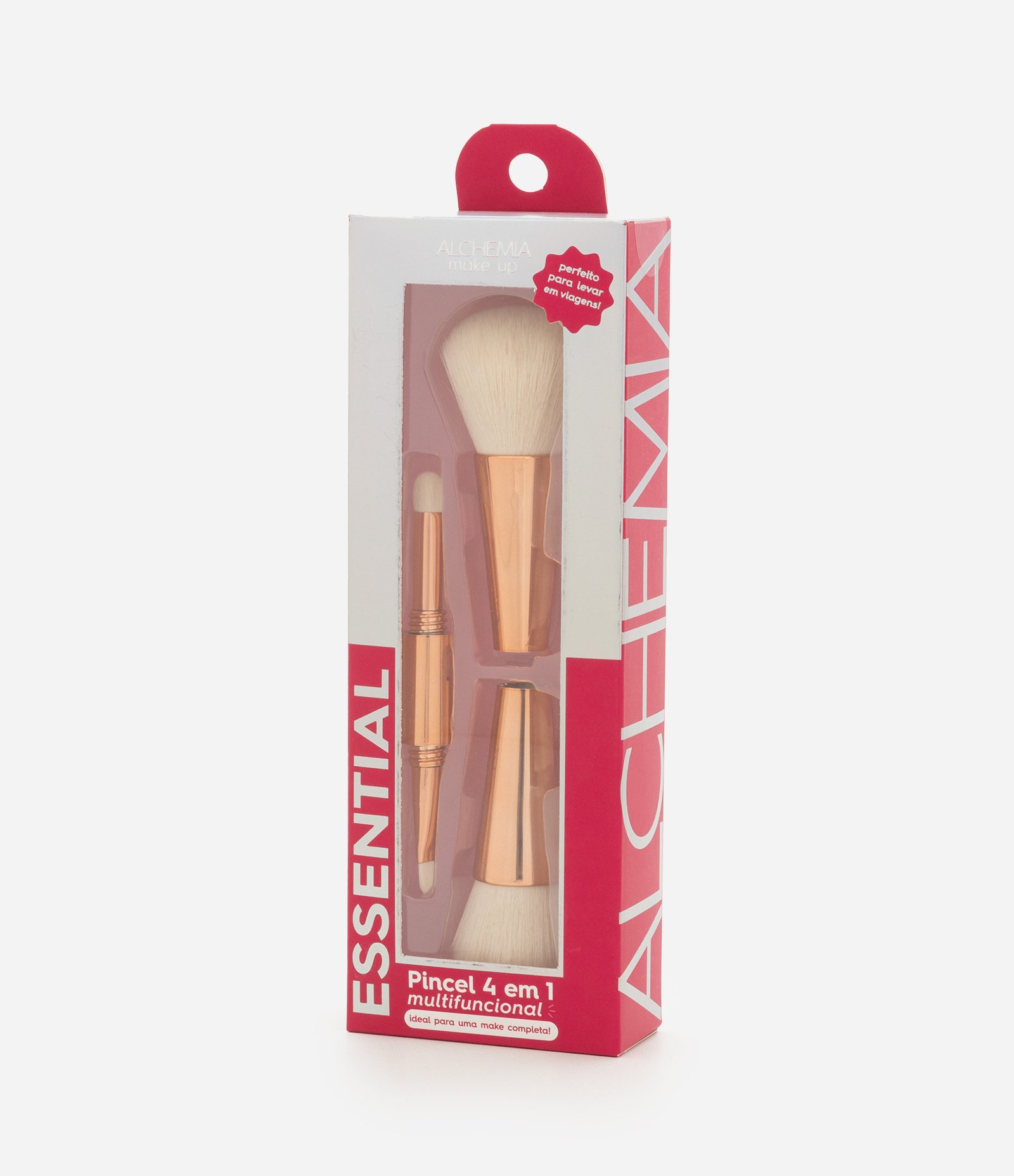 Pincel Duo de Maquiagem Multifuncional Alchemia Multicores 1