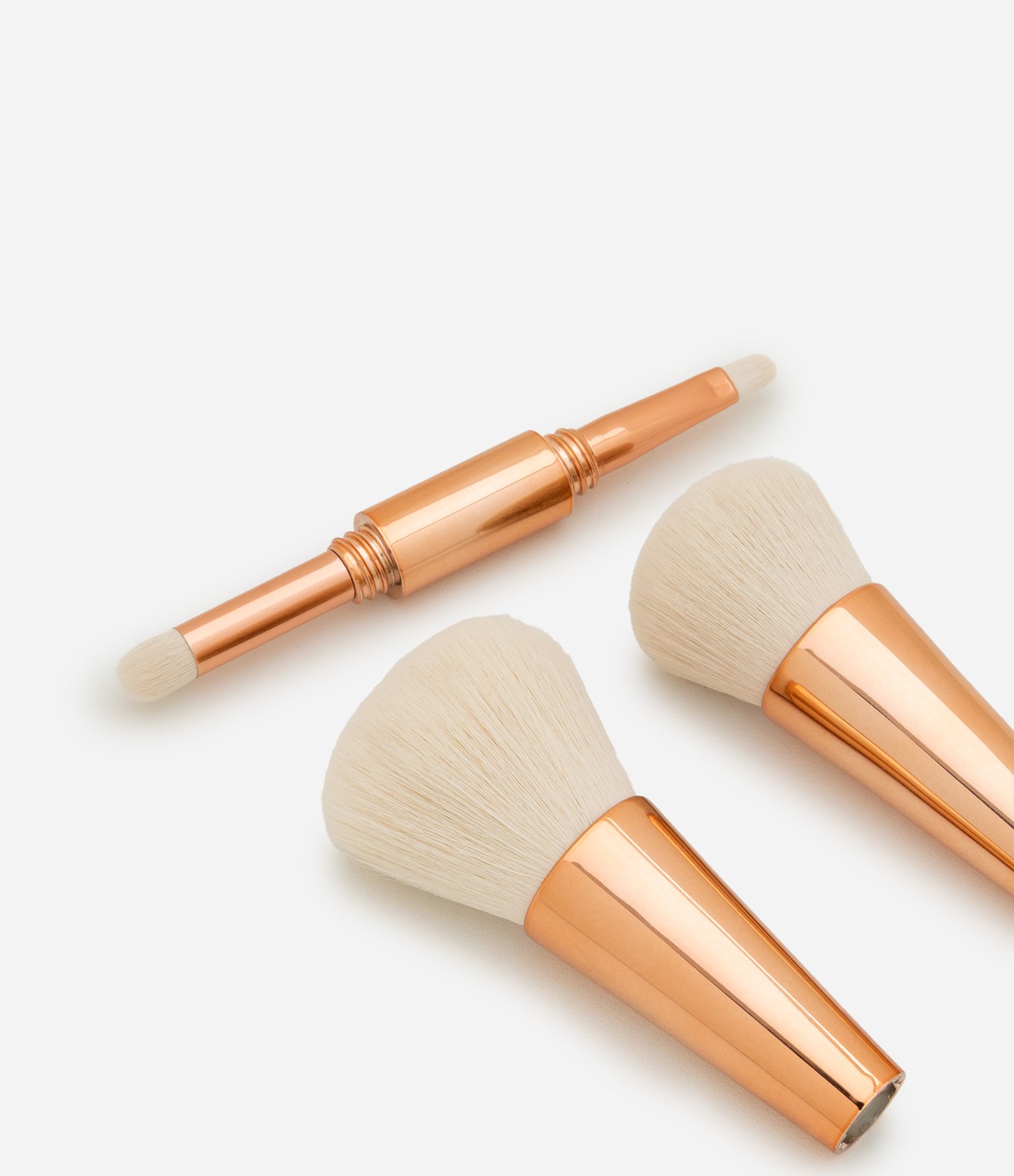 Pincel Duo de Maquiagem Multifuncional Alchemia Multicores 3