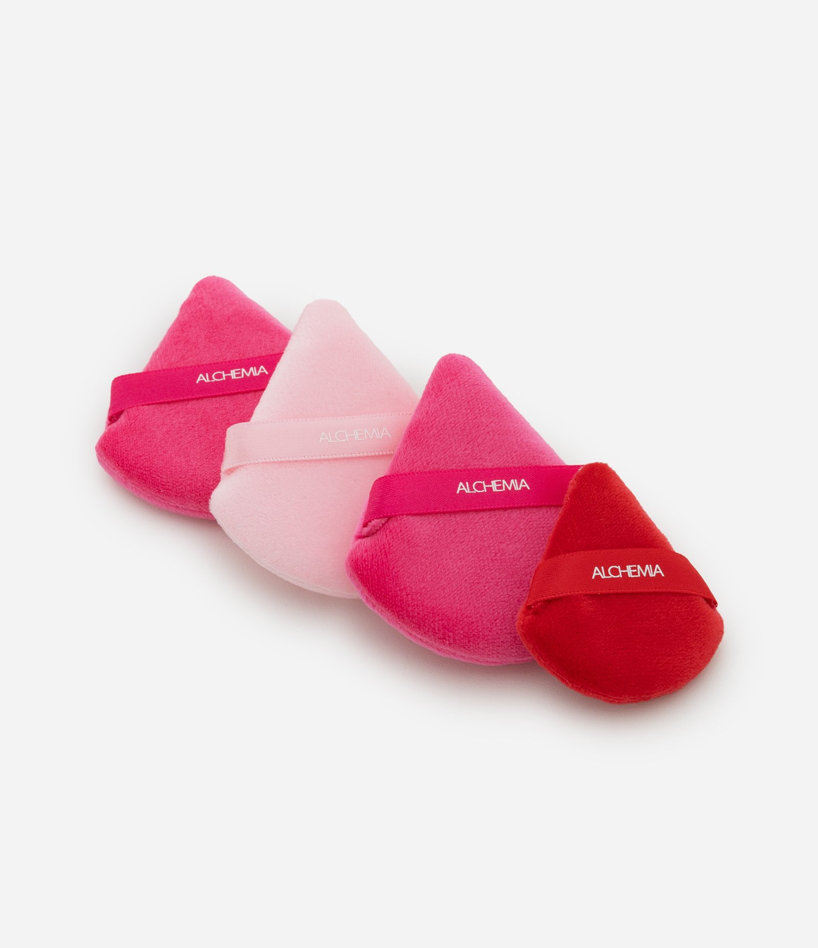 Kit com esponjas de maquiagem e suporte acrílico Alchemia COLORIDO 2