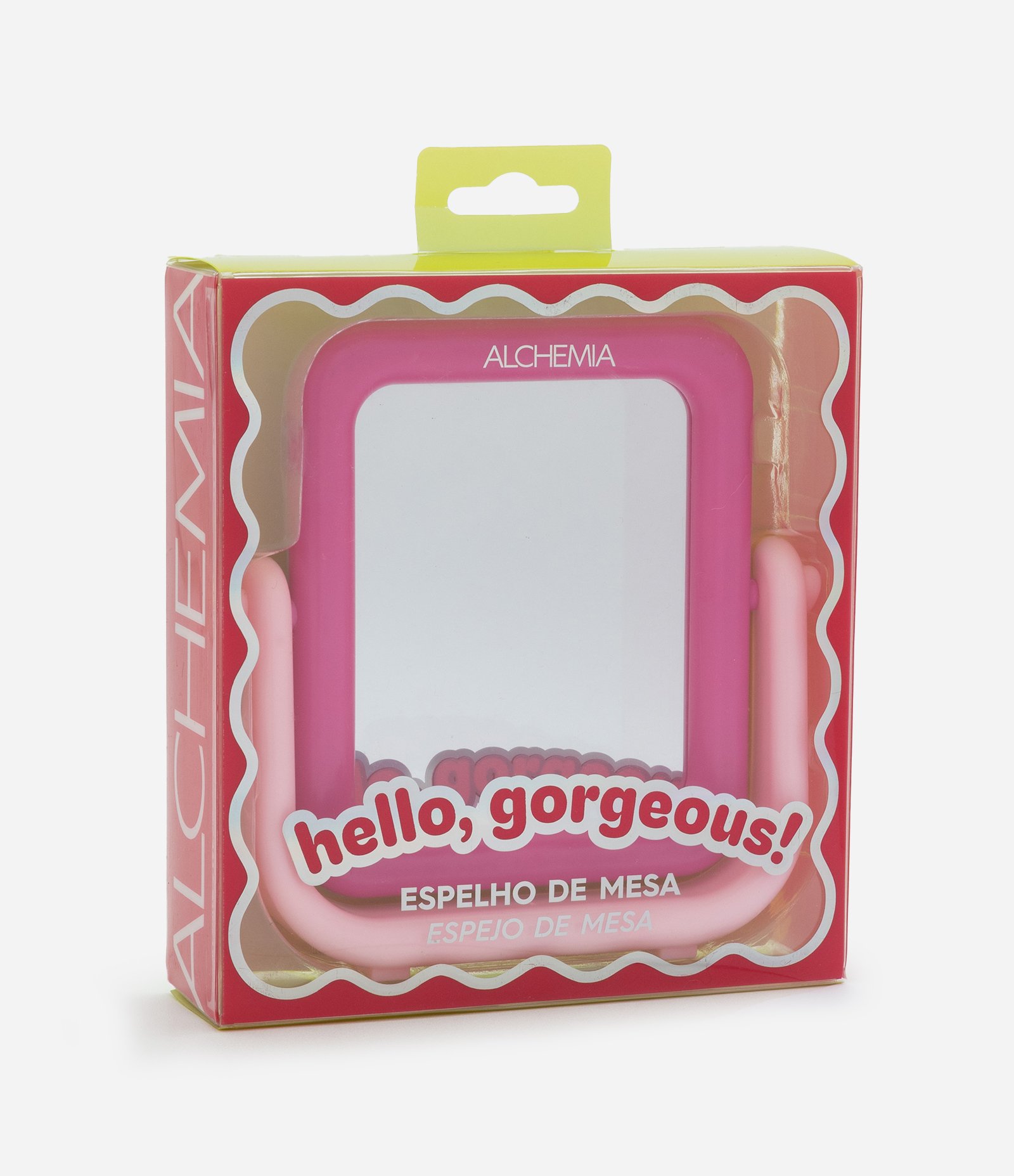 Espelho de Mesa Cuadrado Giratório Cores Alchemia COLORIDO 1