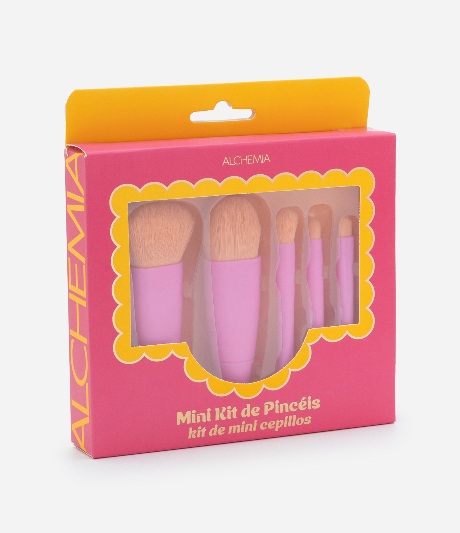 Mini kit de Pincéis de Maquiagem Cores Alchemia COLORIDO 1