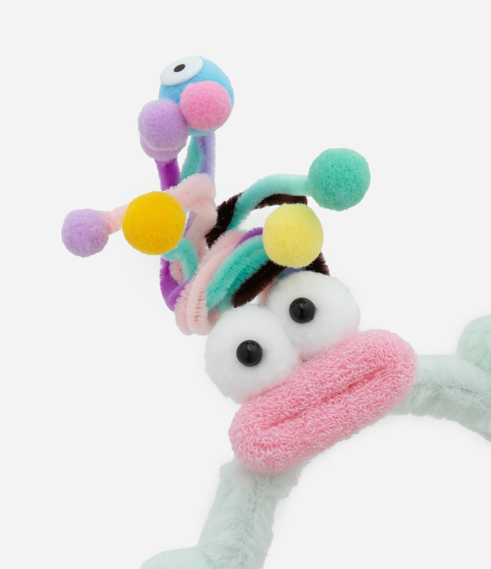 Tiara Infantil com Estampa Monstrinho Cabelo Maluco - Tam Único Verde 2