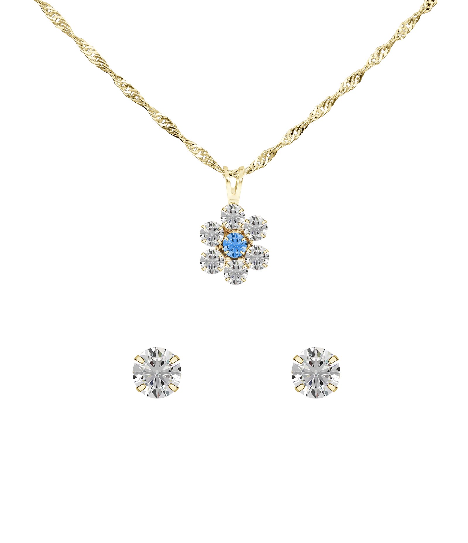 Kit Relógio Analógico Feminino Champion Bicolor 3