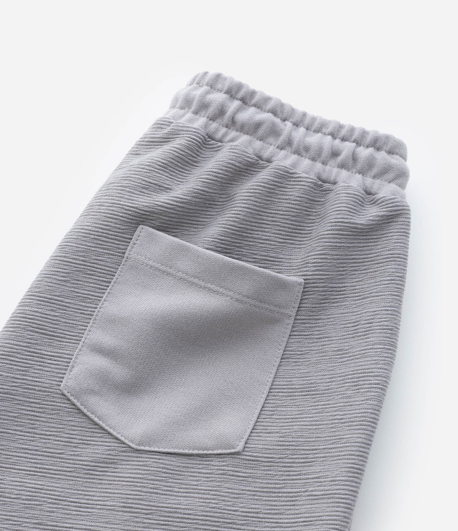 Bermuda Infantil em Moletom Texturizado - Tam 5 a 14 Anos Cinza 4