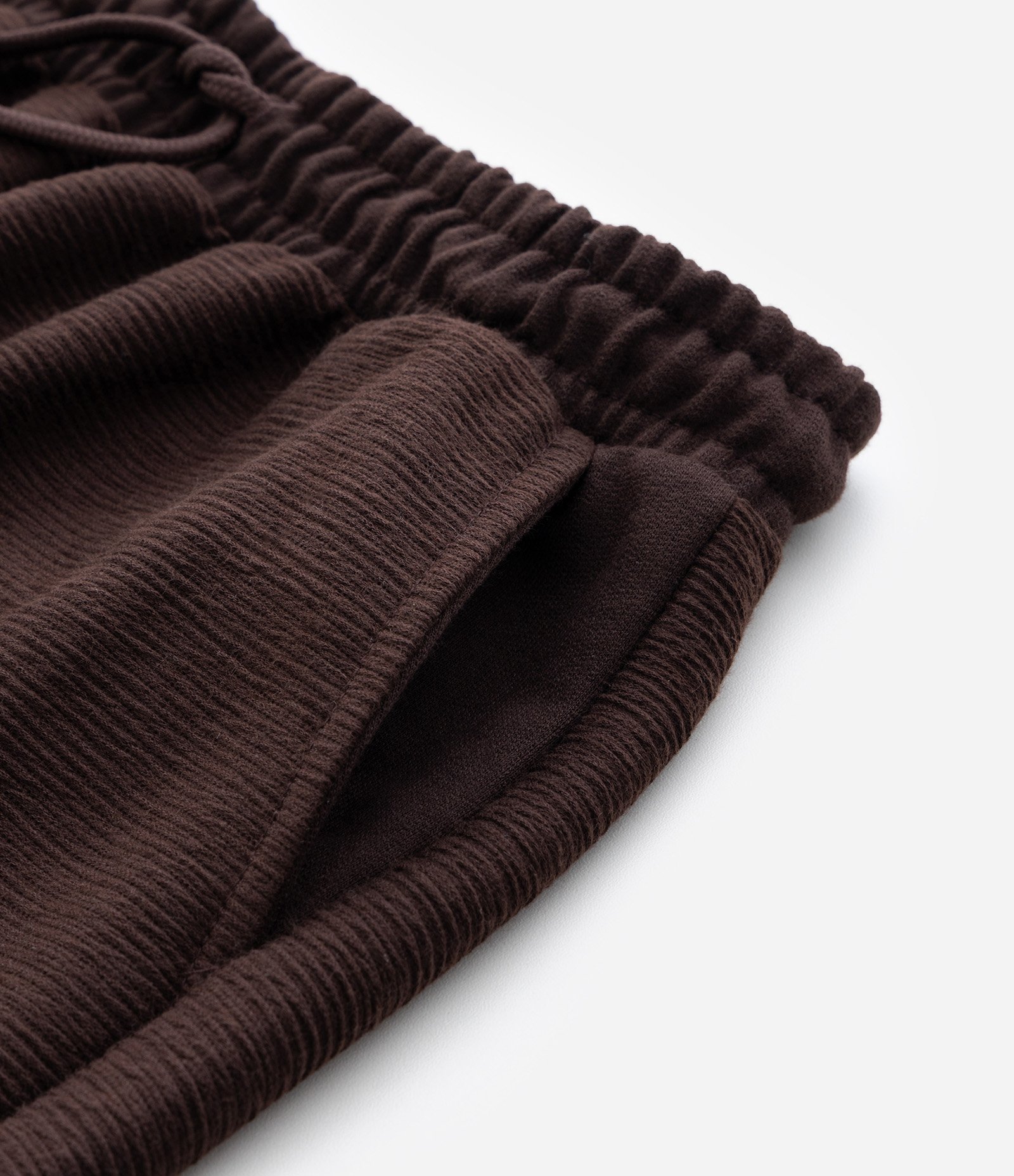 Bermuda Infantil em Moletom Texturizado - Tam 5 a 14 Anos Marrom 5