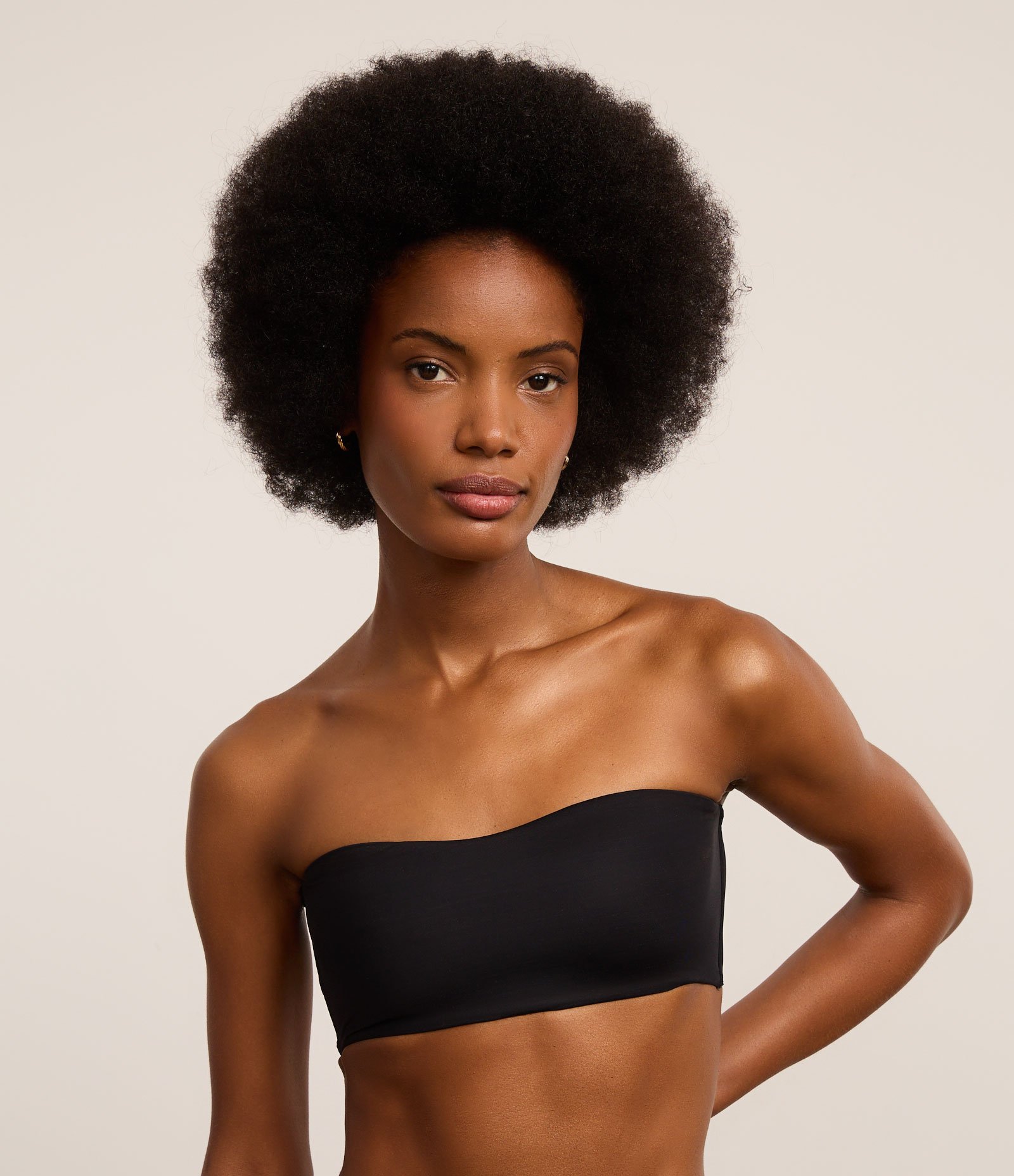 Sutiã Tomara Que Caia Sem Bojo em Microfibra com LYCRA® XTRA LIFE™ Preto 2