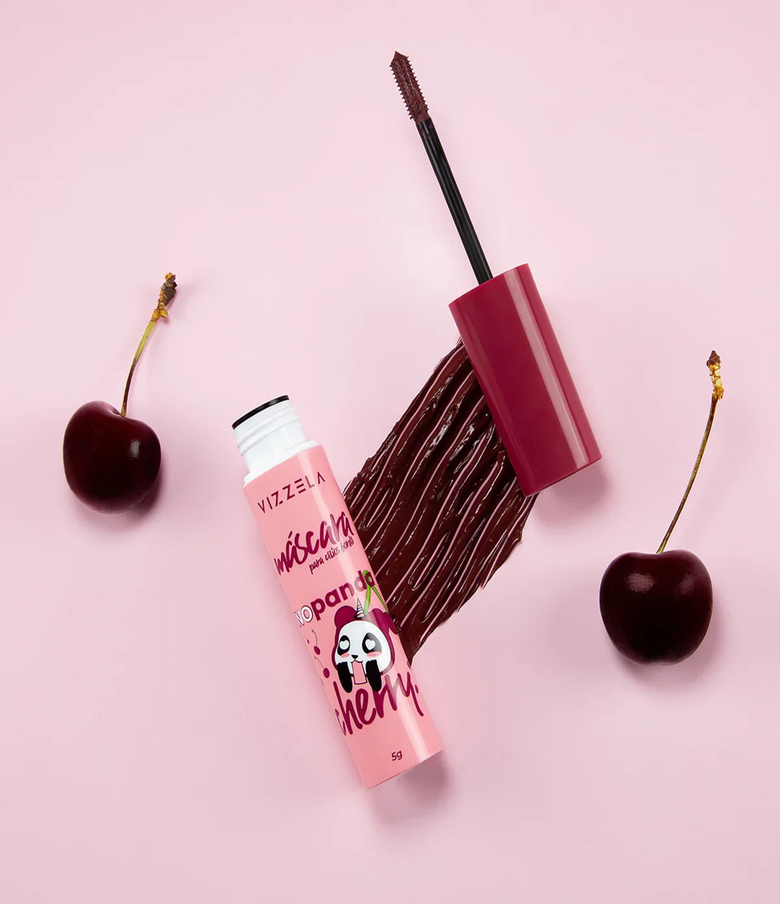 Máscara para Cílios No Panda Vizzela Cherry 2