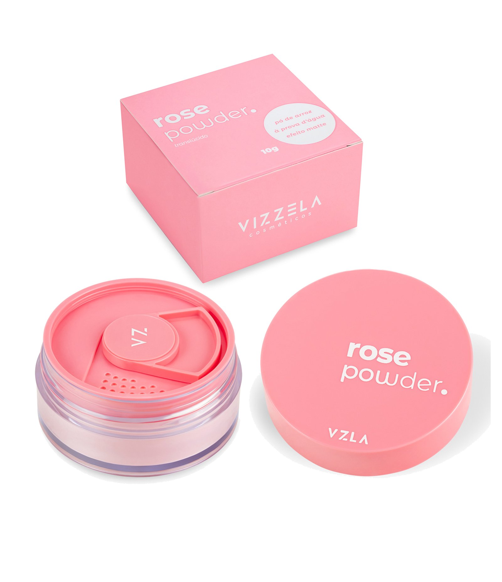 Pó Solto Rose Powder Vizzela Rose 2