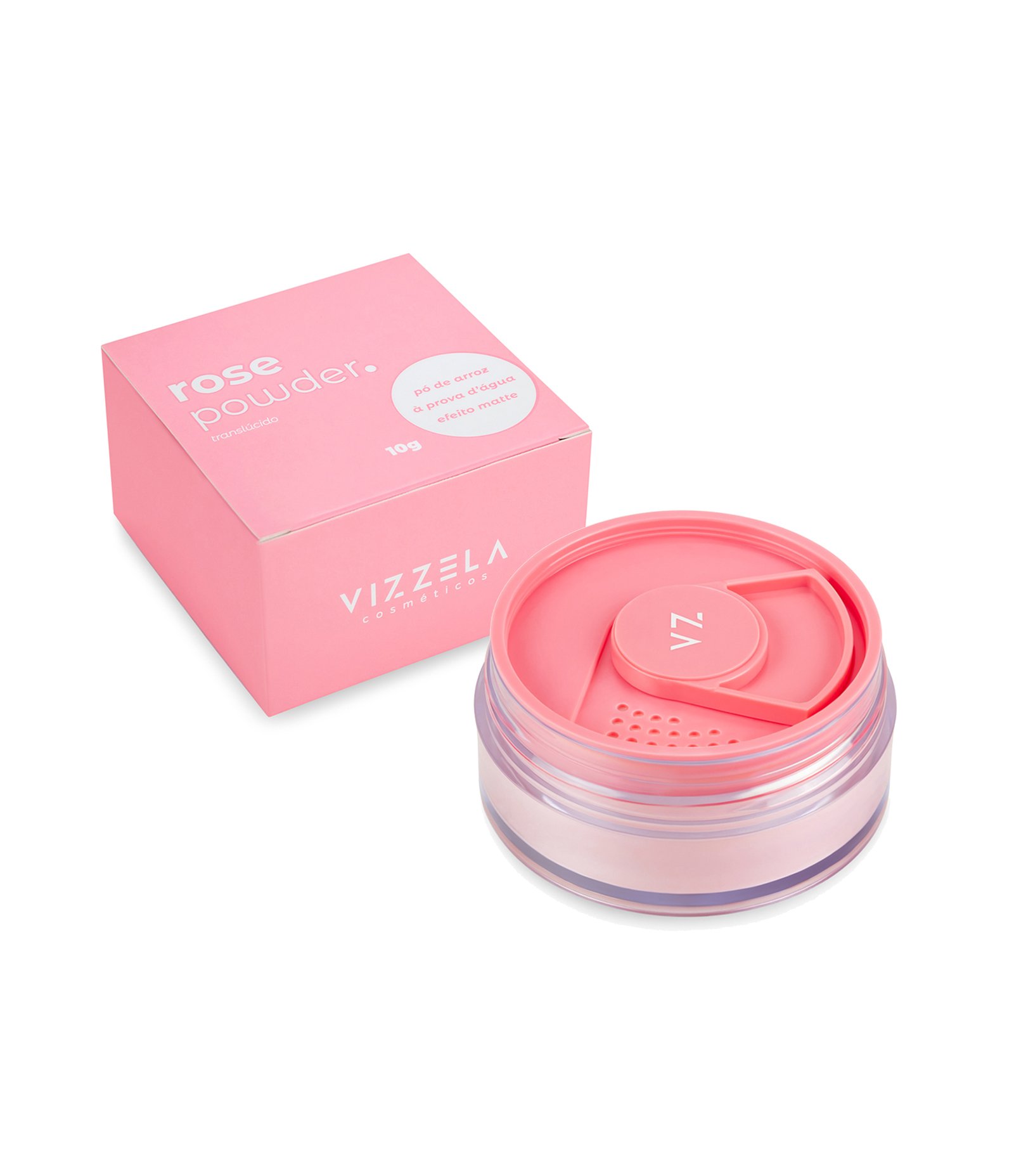 Pó Solto Rose Powder Vizzela Rose 3