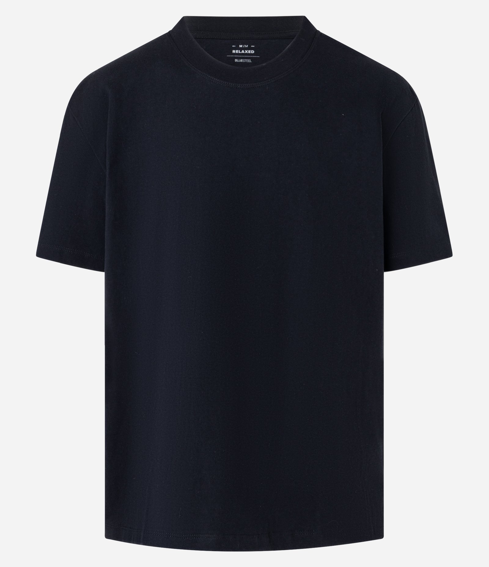 Camiseta Relaxed Básica em Malhão Preto 1