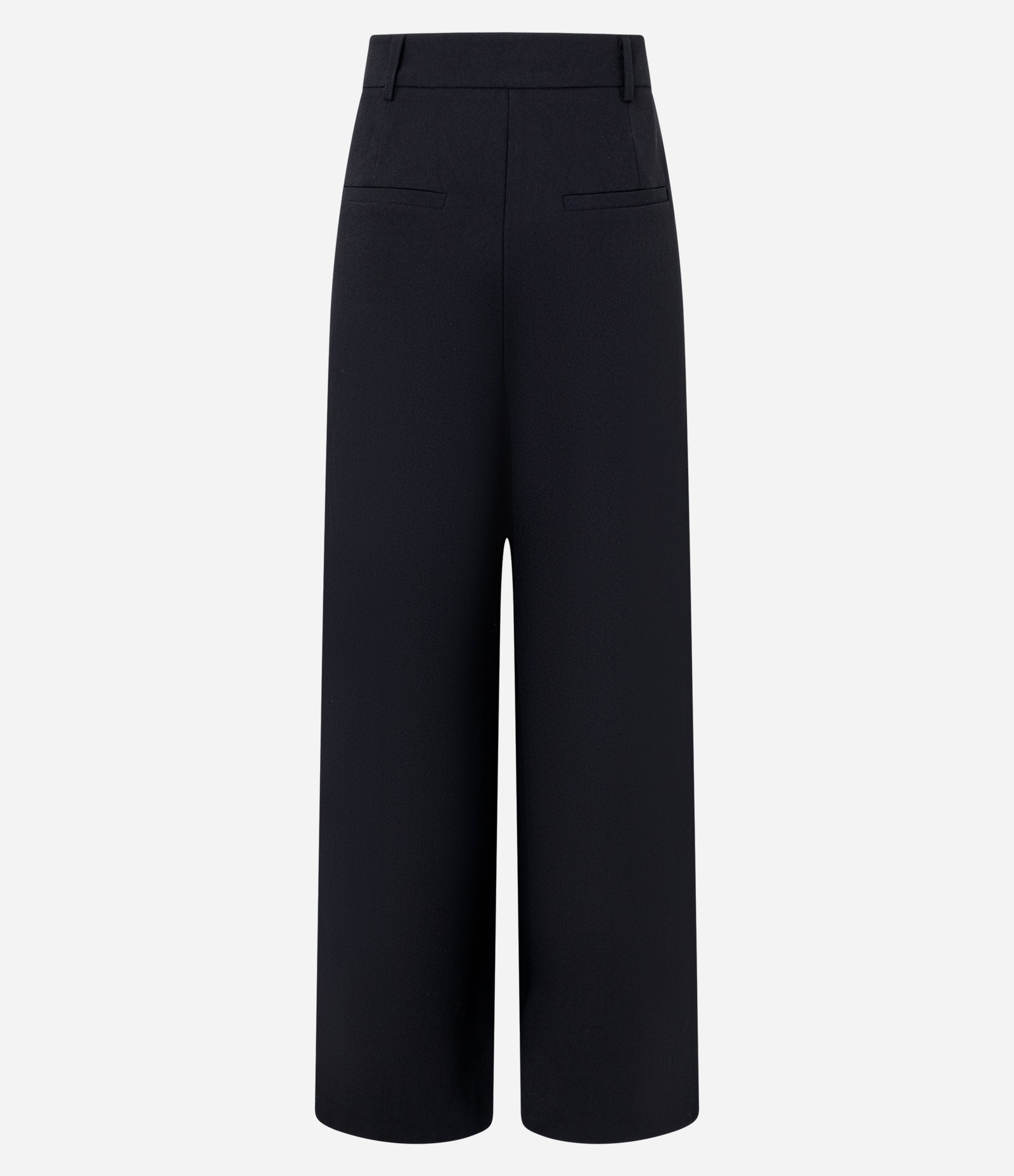 Calça Pantalona Alfaiatada com Pregas Preto 6