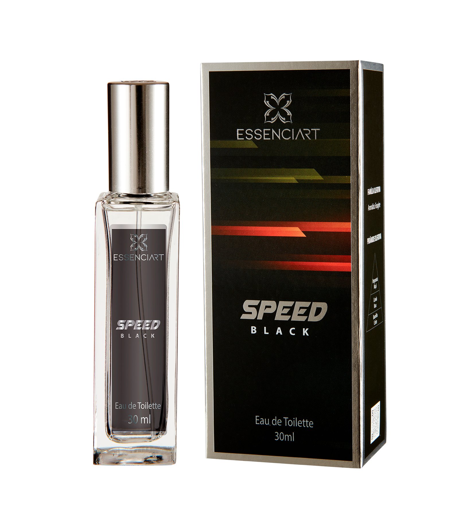 Perfume Essenciart Speed Black Eau de Toilette Masculino 30ml 1