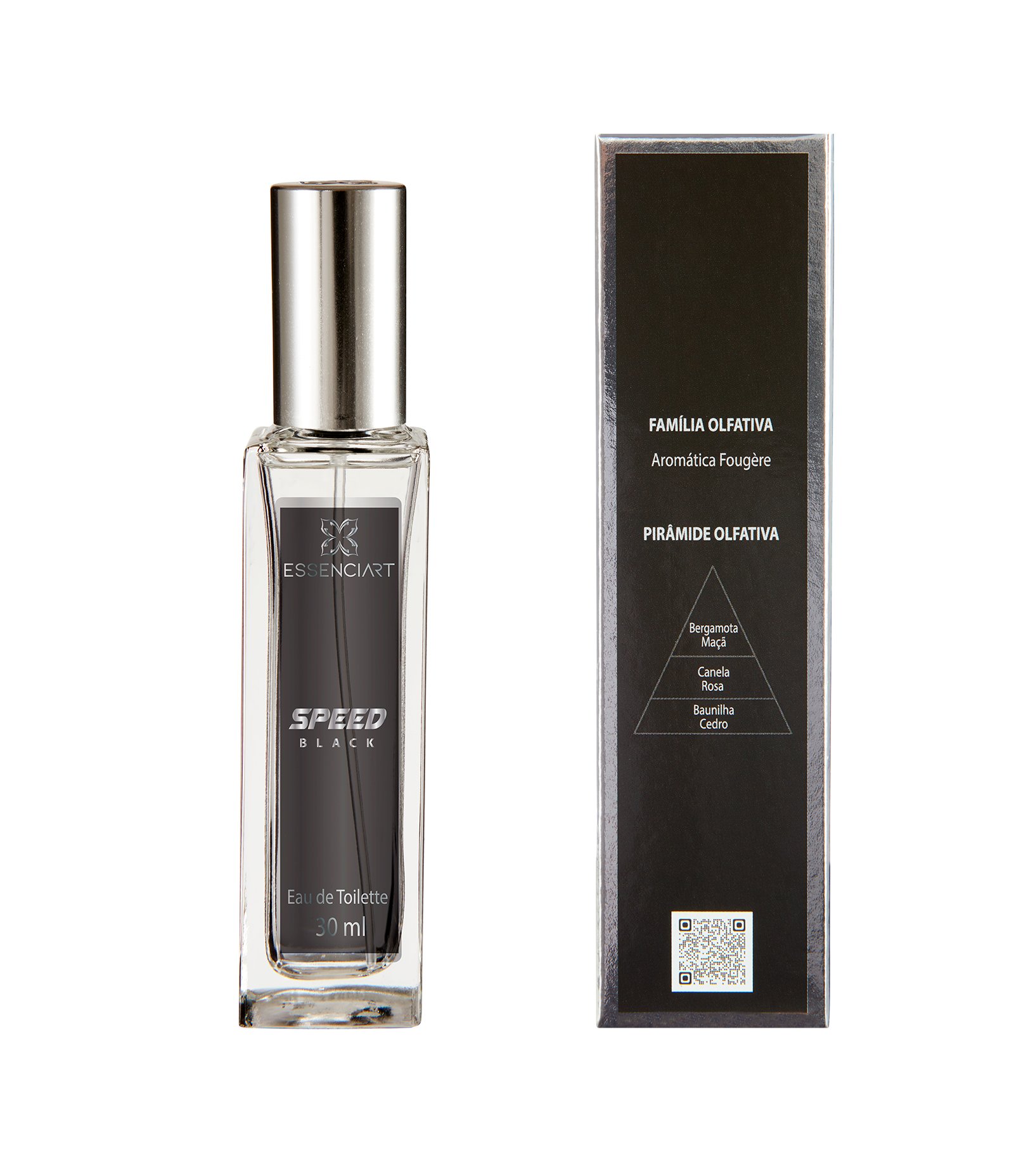 Perfume Essenciart Speed Black Eau de Toilette Masculino 30ml 2
