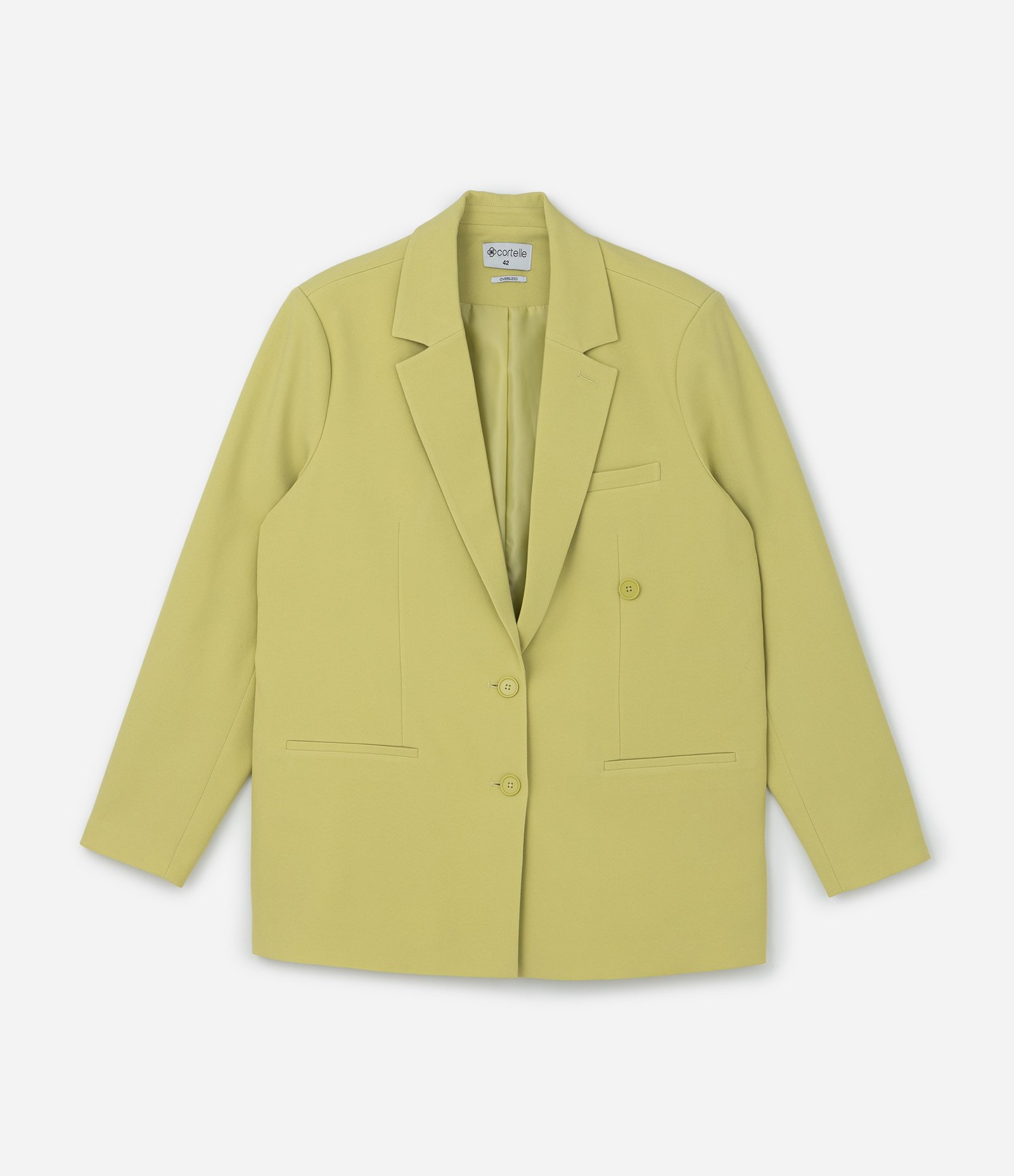 Blazer Over Alfaiatado com Linho e Botões Duplos 8