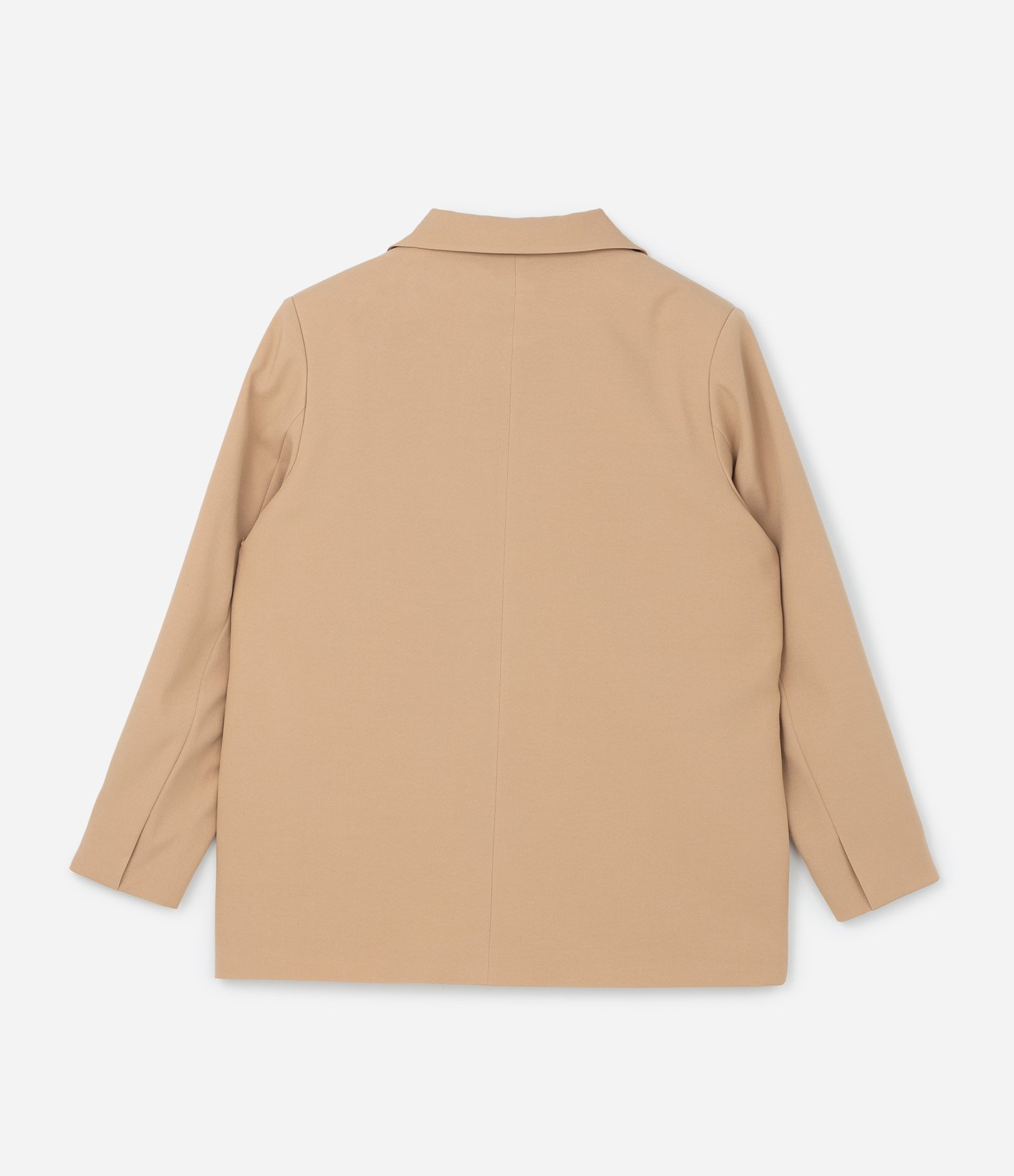 Blazer Over Alfaiatado com Linho e Botões Duplos Marrom 8