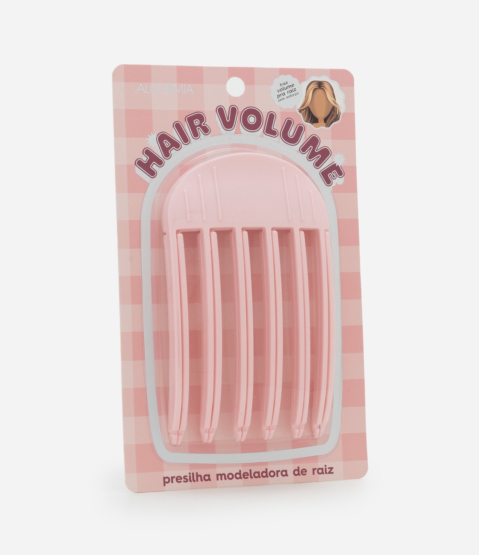Clipe Volumizador para Cabelos Alchemia Rosa 5