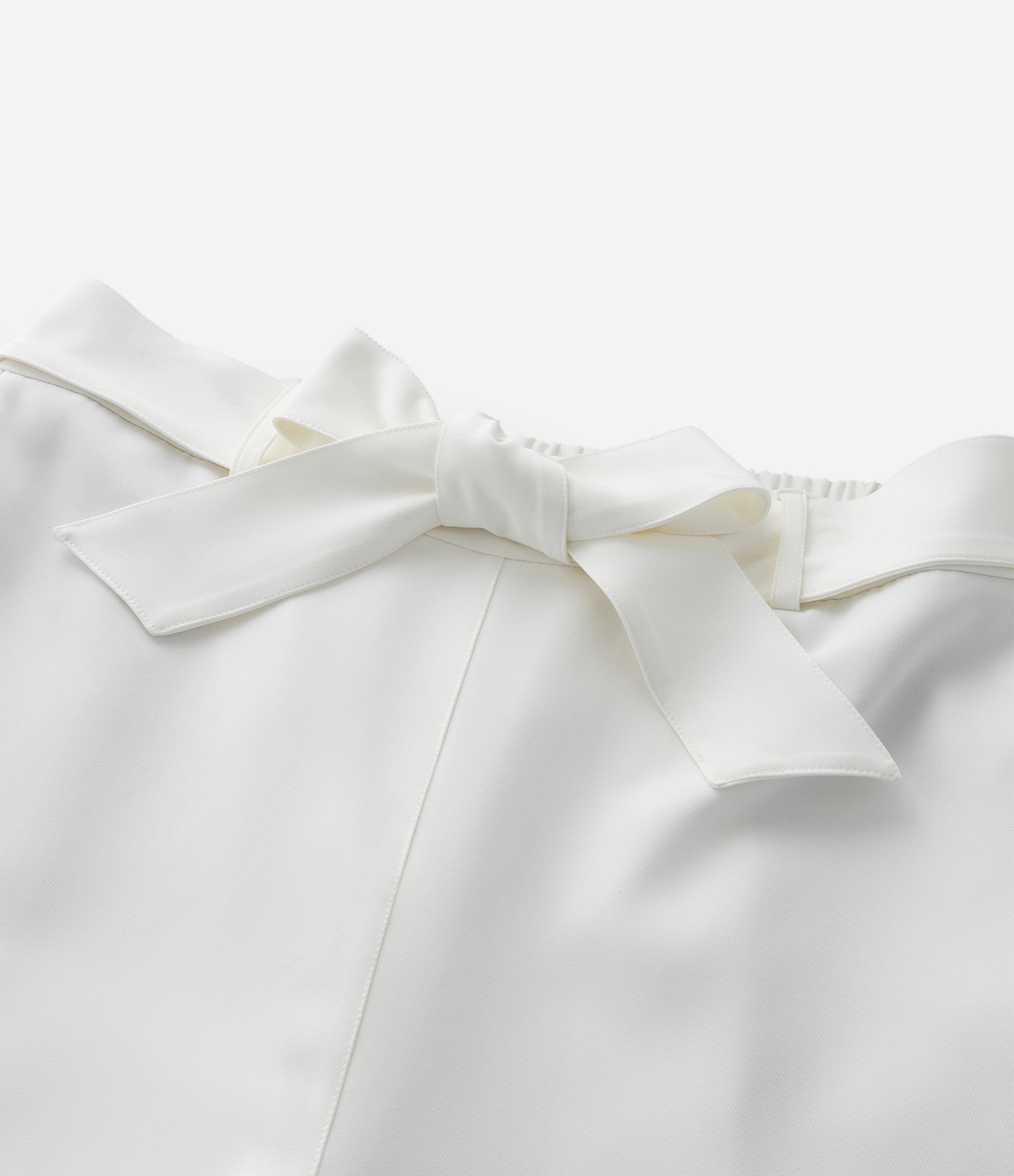 Calça Pantalona Alfaiataria com Amarração no Cós Curve & Plus Size Branco 7