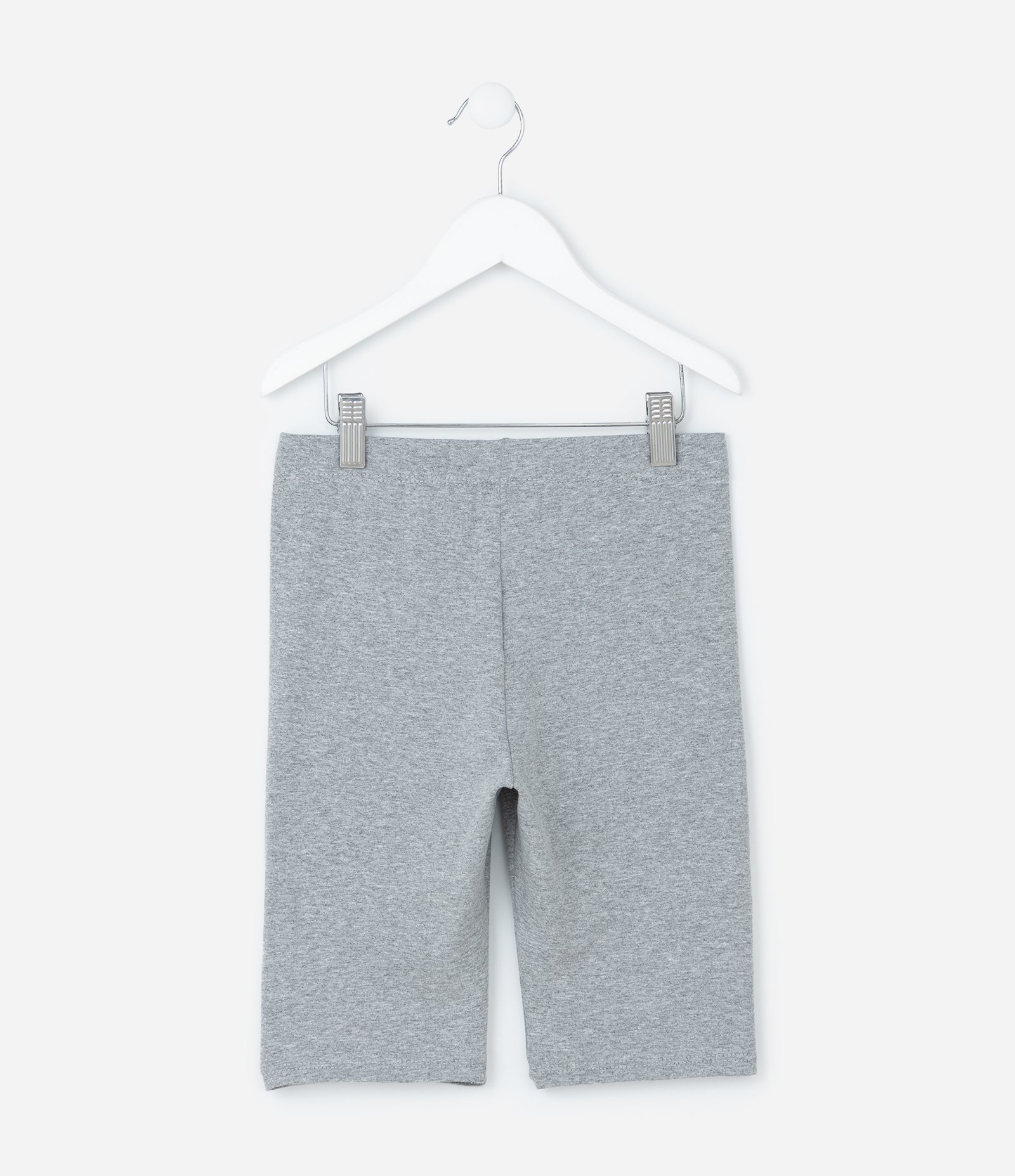 Bermuda Ciclista Infantil Básica - Tam 5 a 14 Anos Cinza 2