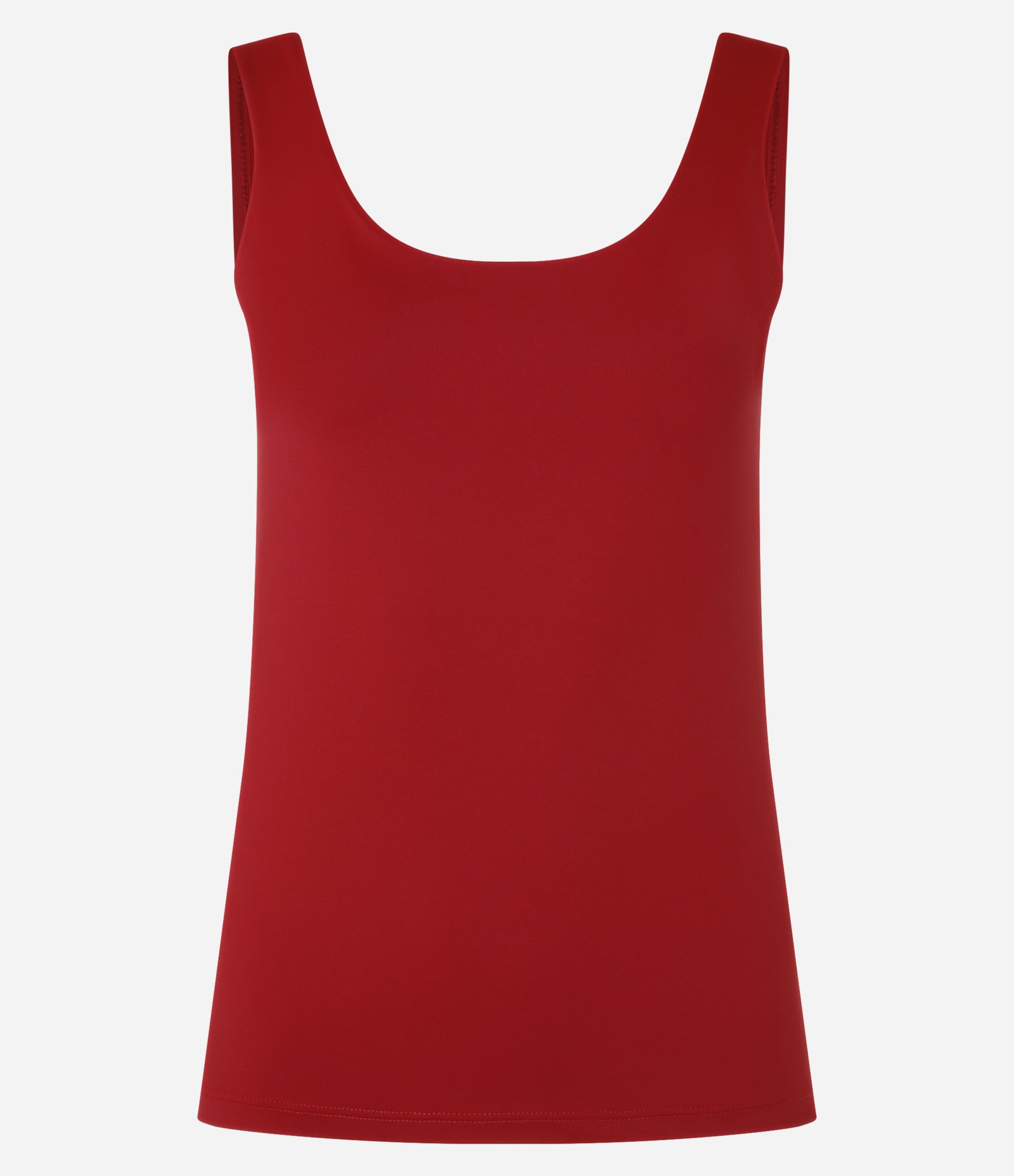 Blusa em Poliamida com Decote U e Alça Larga Vermelho Vivo 7