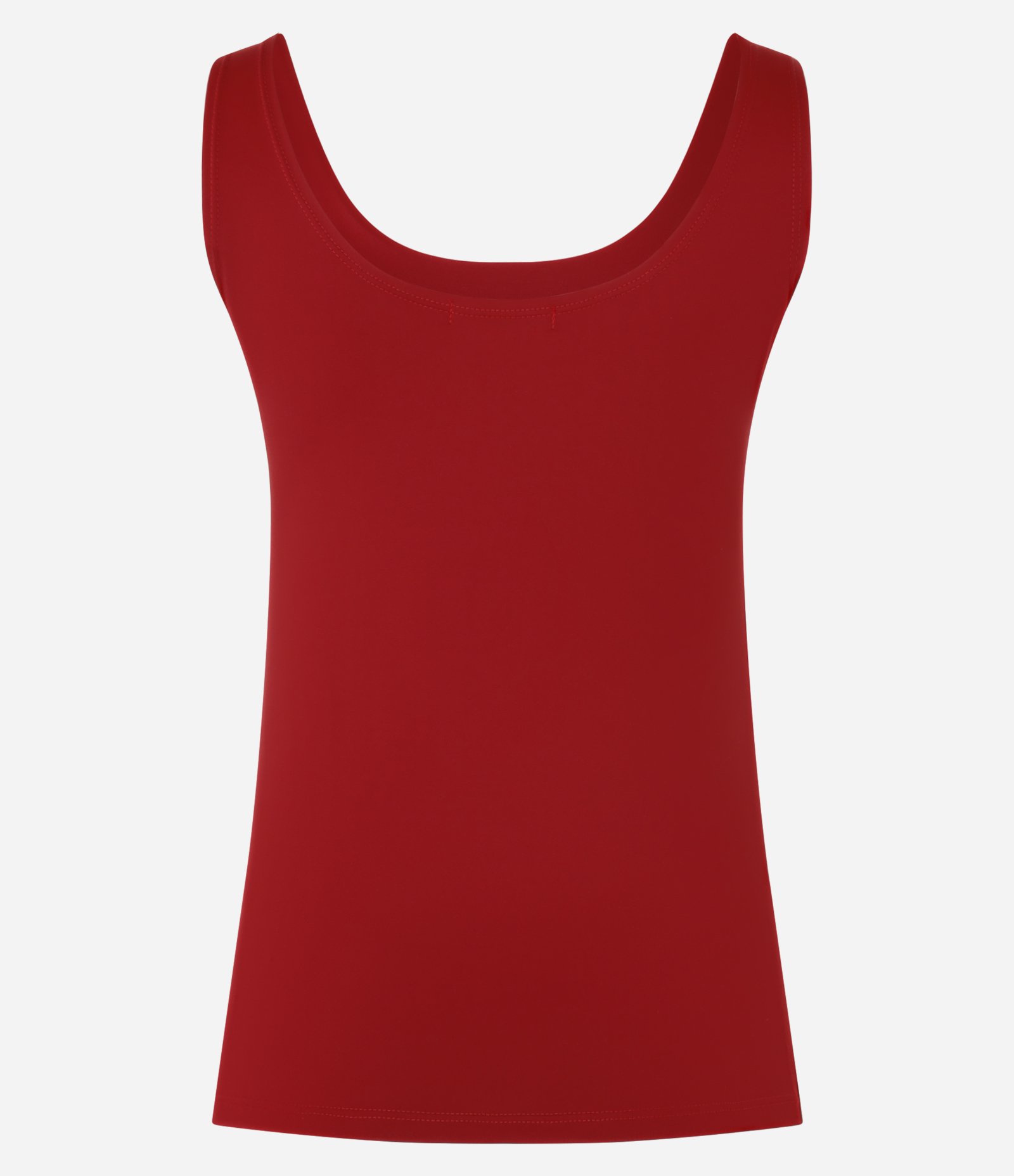 Blusa em Poliamida com Decote U e Alça Larga Vermelho Vivo 8