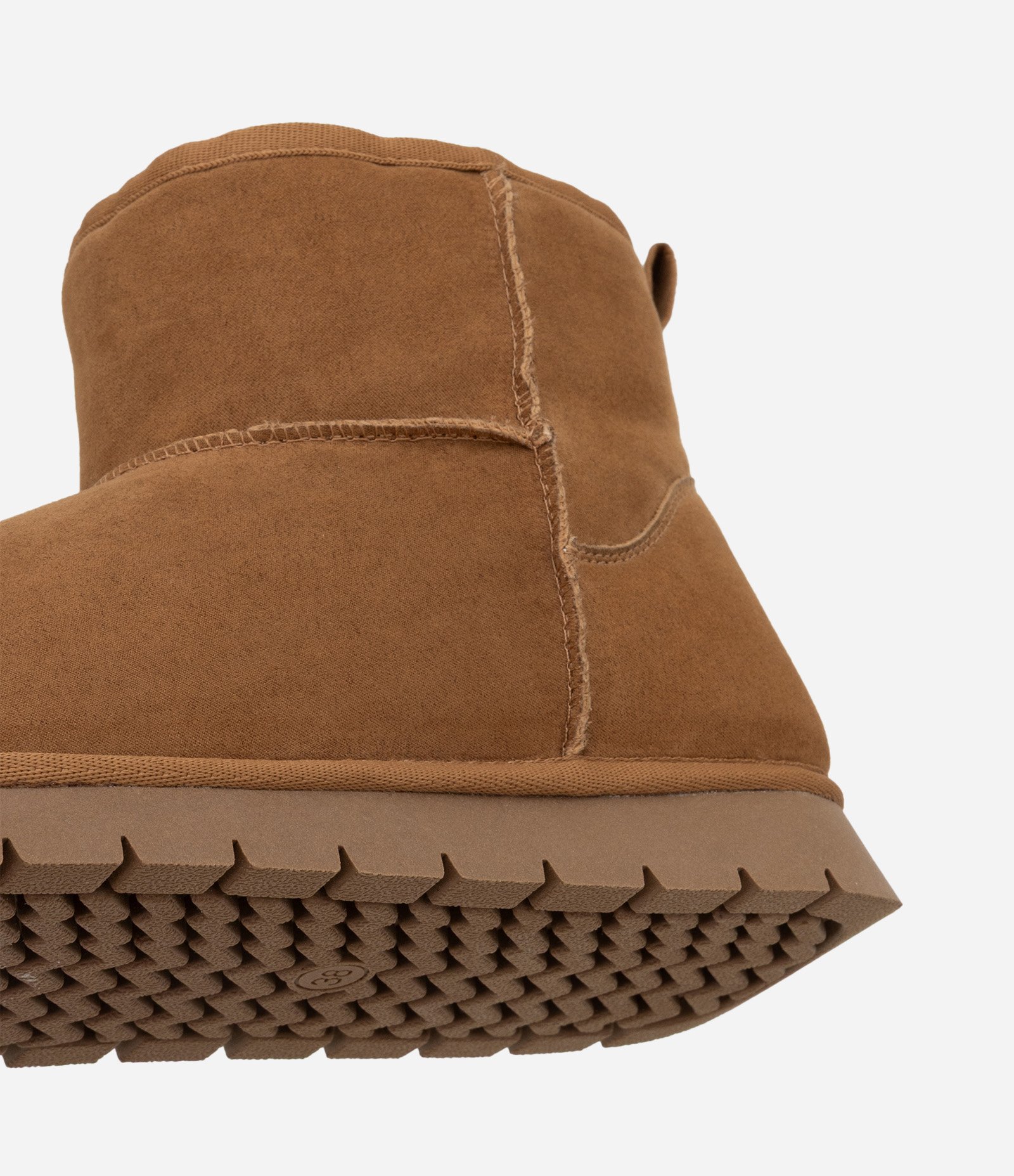 Bota Cano Médio com Pelego Interno Marrom 1