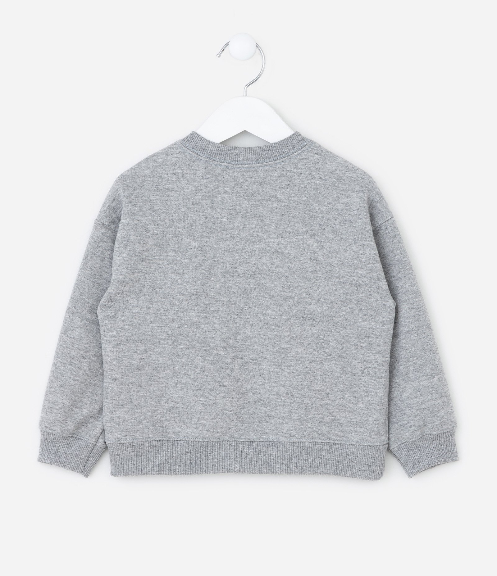 Casaco Infantil Quentinho com Estampa Carro - Tam 1 a 6 Anos Cinza 2