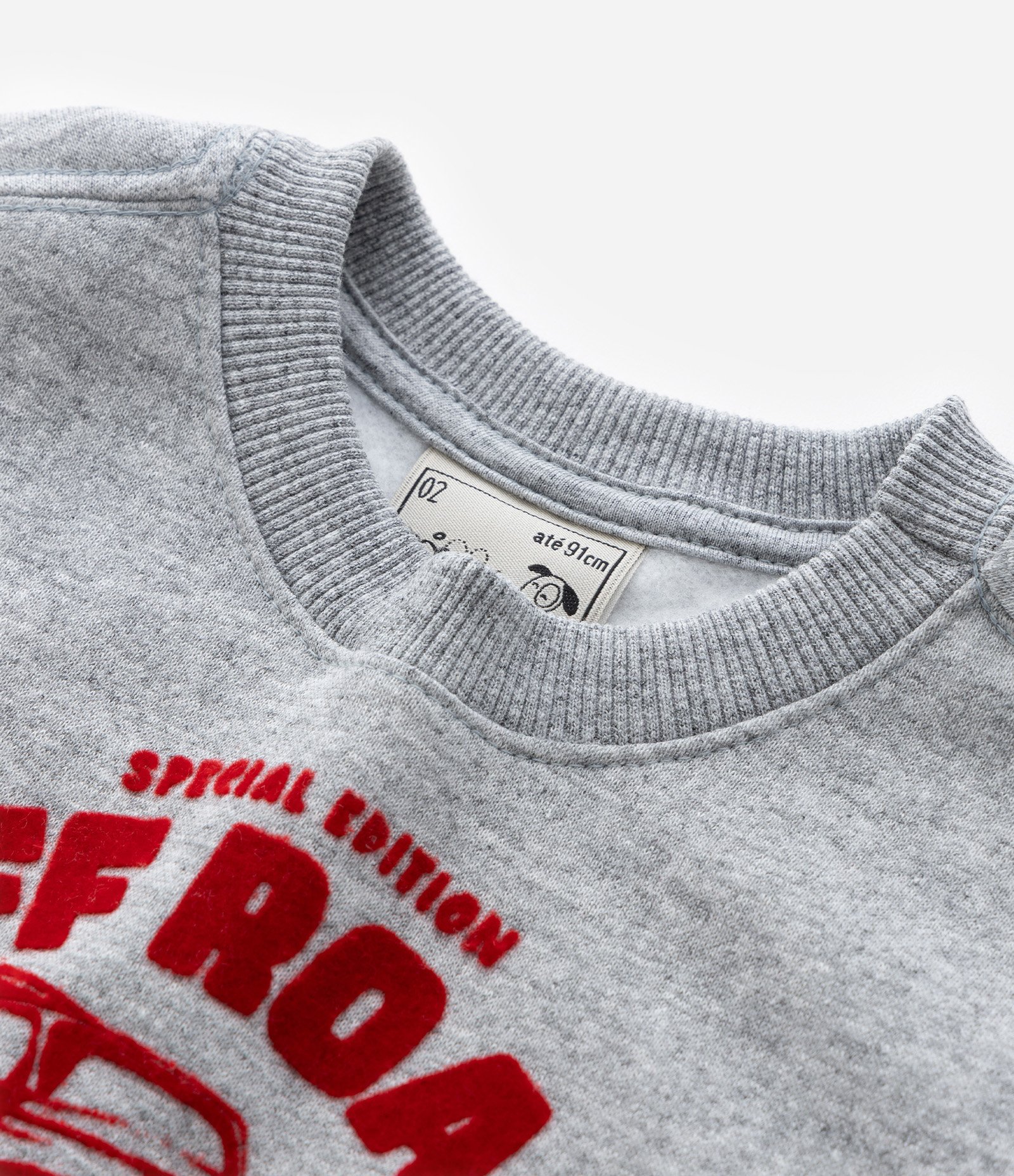 Casaco Infantil Quentinho com Estampa Carro - Tam 1 a 6 Anos Cinza 5