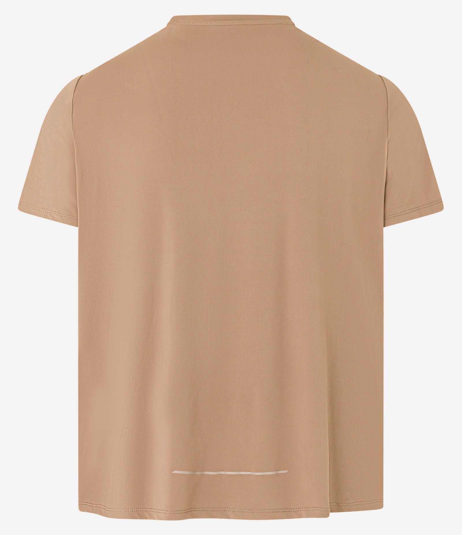 Camiseta Regular com Tecnologia Dry e Estampa Lettering Seeking My Highs Marrom 8