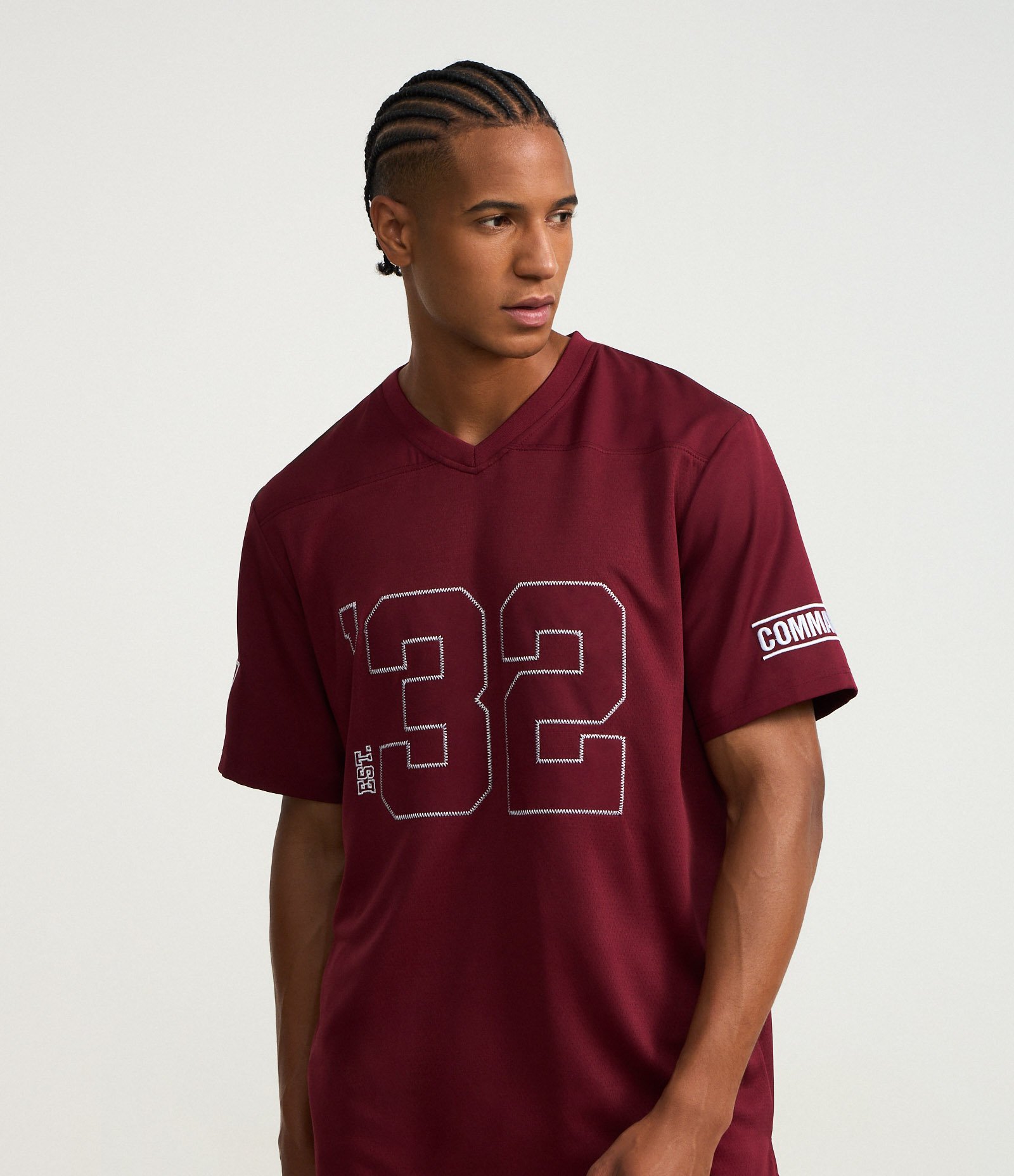 Camiseta Esportiva com Tecnologia Dry e Estampa NFL Commanders Vermelho 1