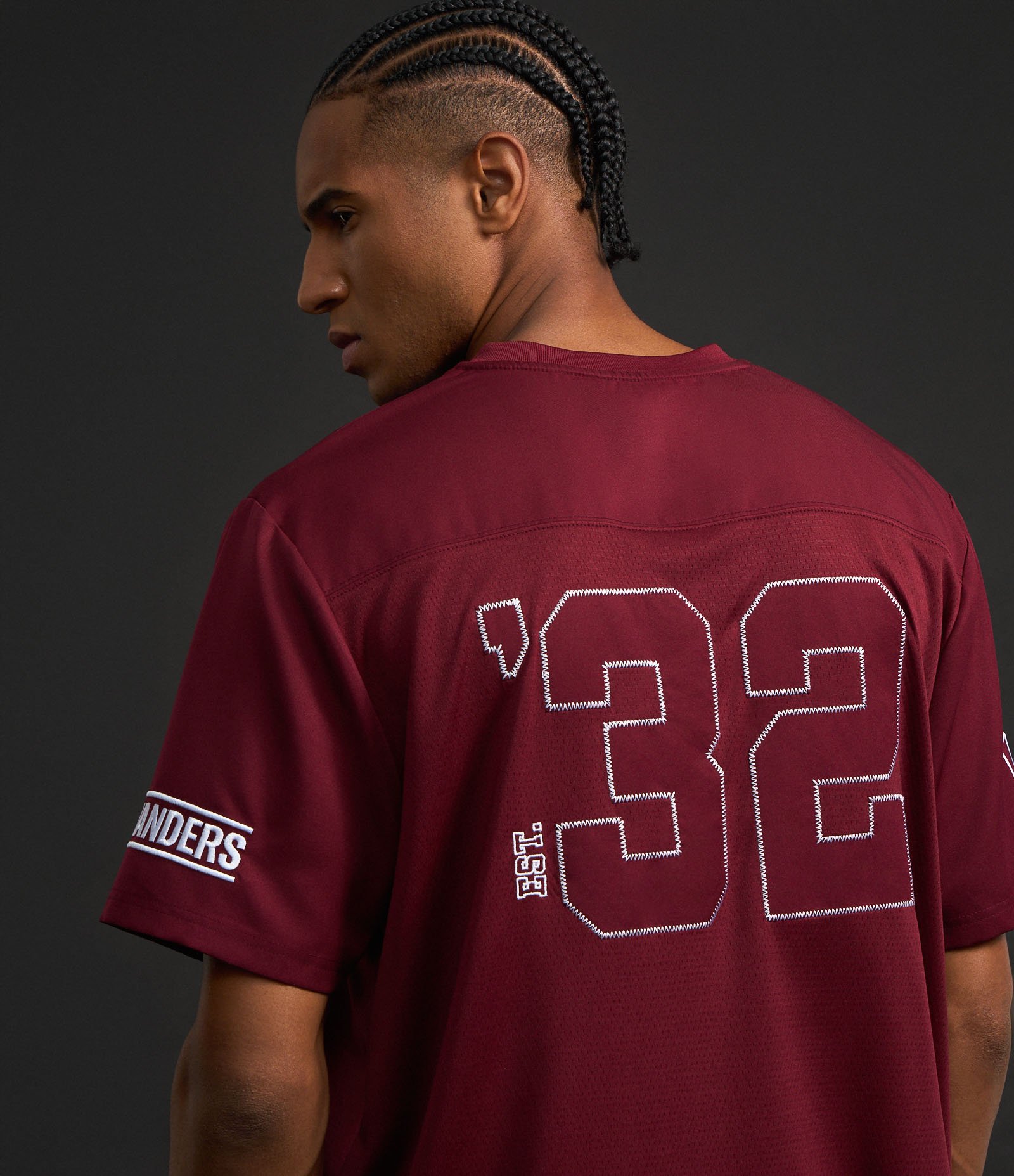 Camiseta Esportiva com Tecnologia Dry e Estampa NFL Commanders Vermelho 3