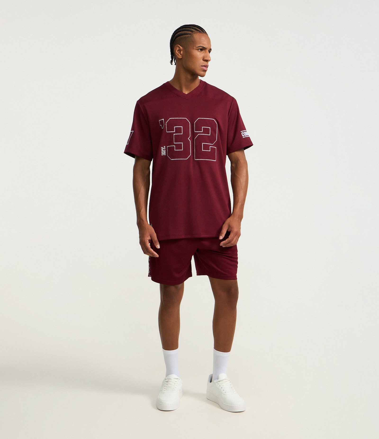 Camiseta Esportiva com Tecnologia Dry e Estampa NFL Commanders Vermelho 5