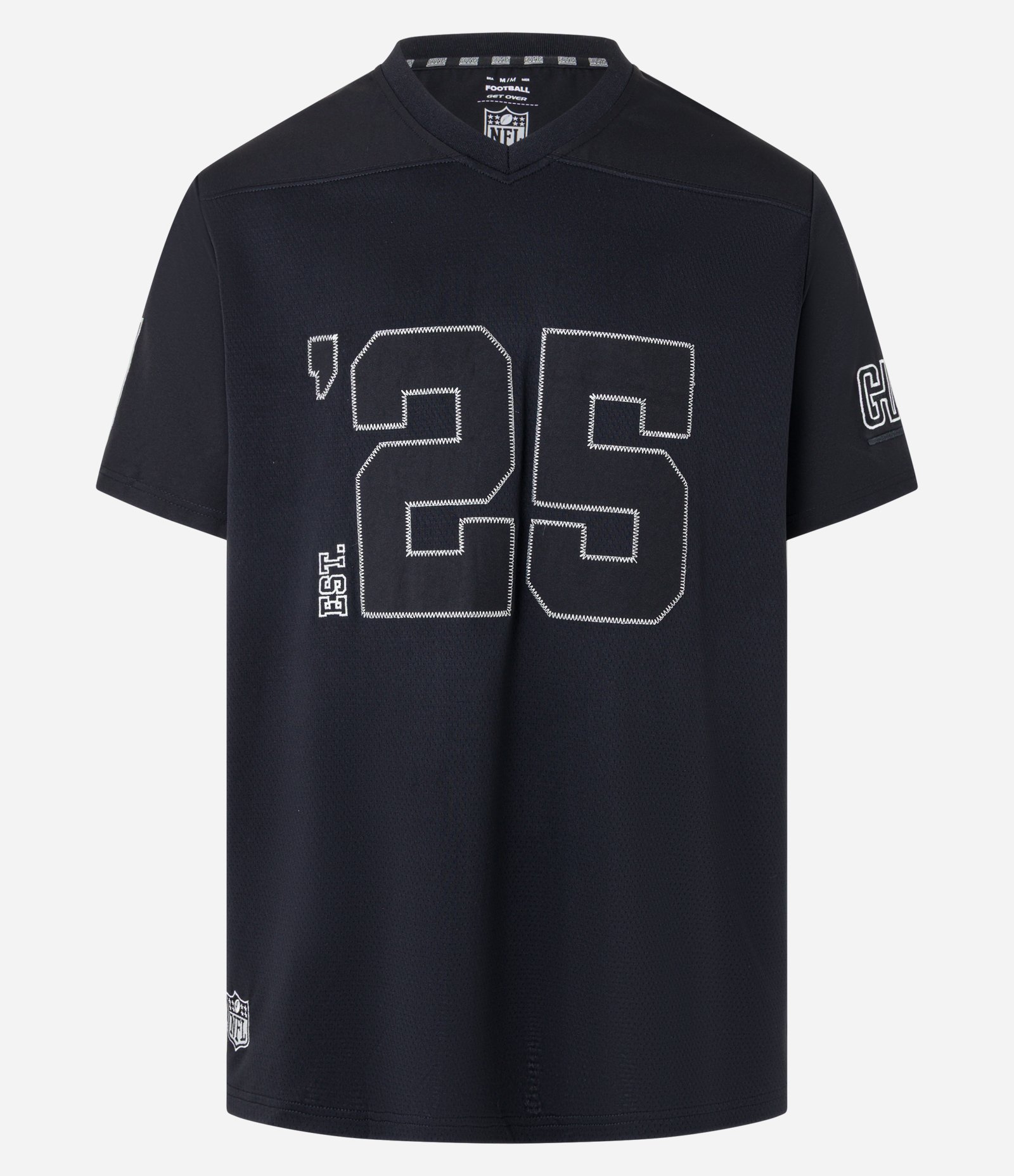 Camiseta Esportiva em Tecnologia Dry NFL Giants Cinza Escuro 7