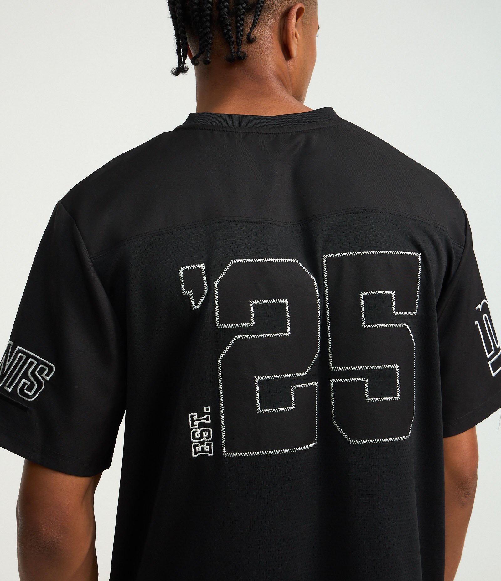 Camiseta Esportiva em Tecnologia Dry NFL Giants Cinza Escuro 3